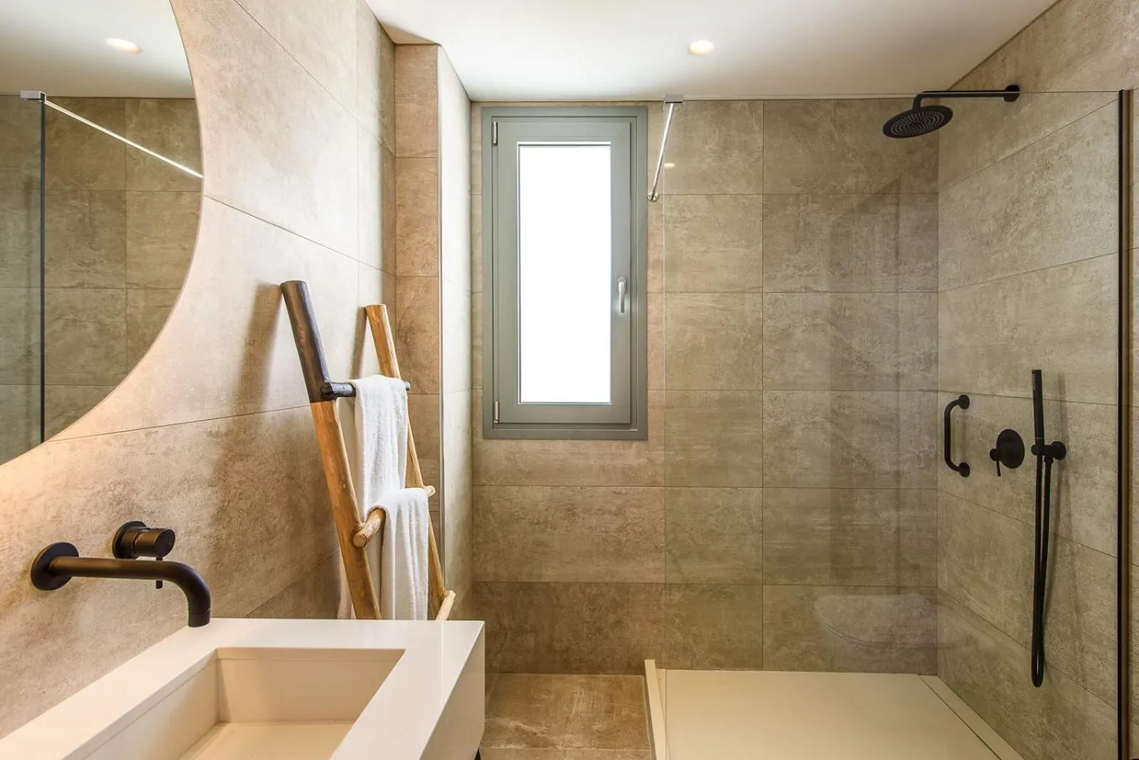 Bathroom in Caldera Theros Villas