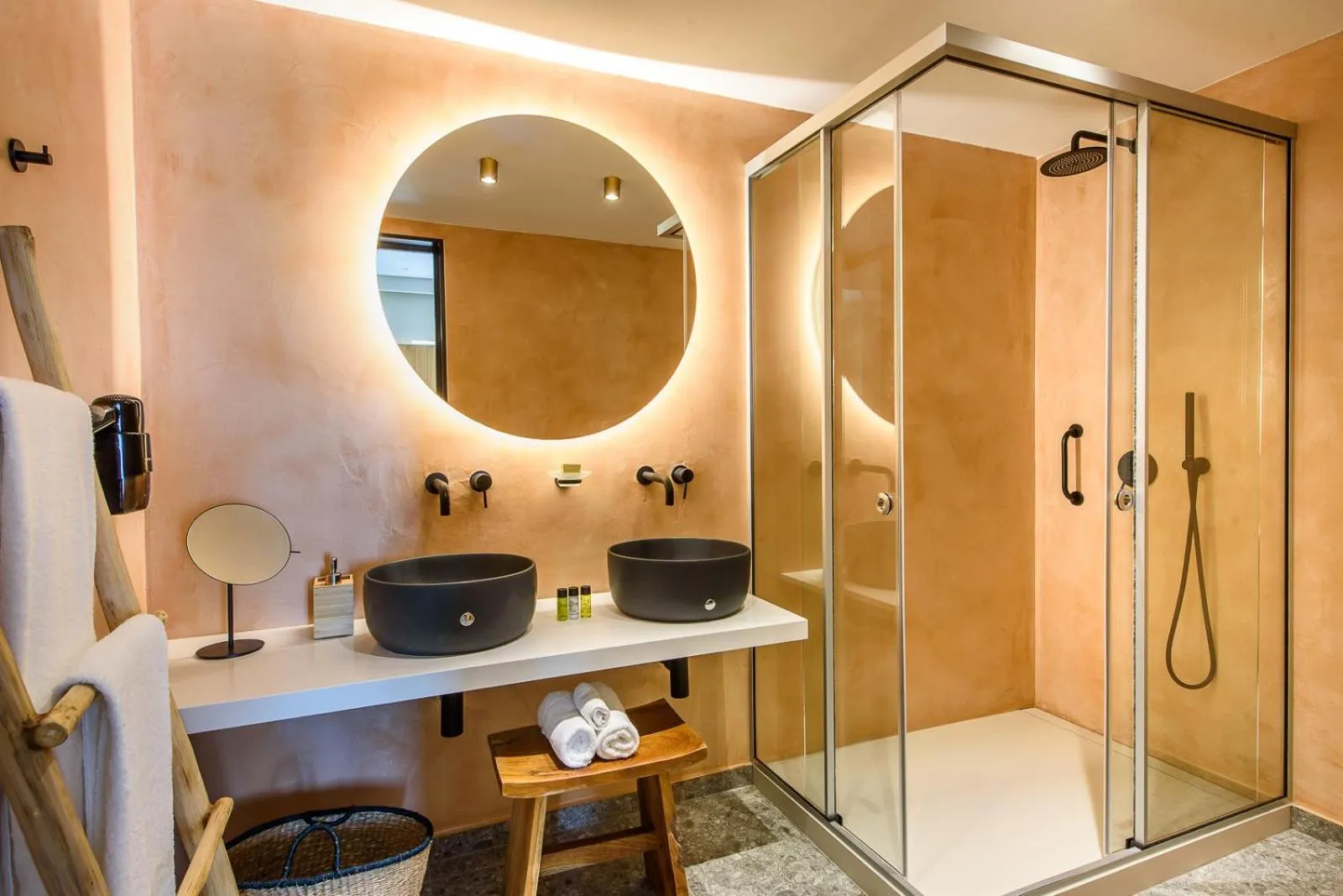Bathroom in Caldera Theros Villas