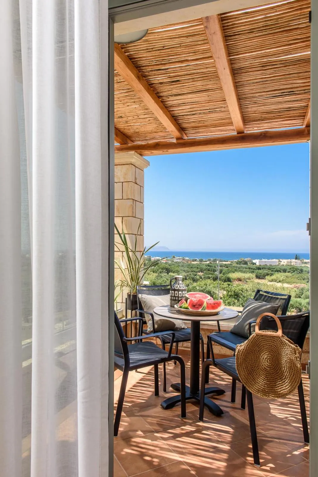 Balcony/Terrace in Caldera Theros Villas