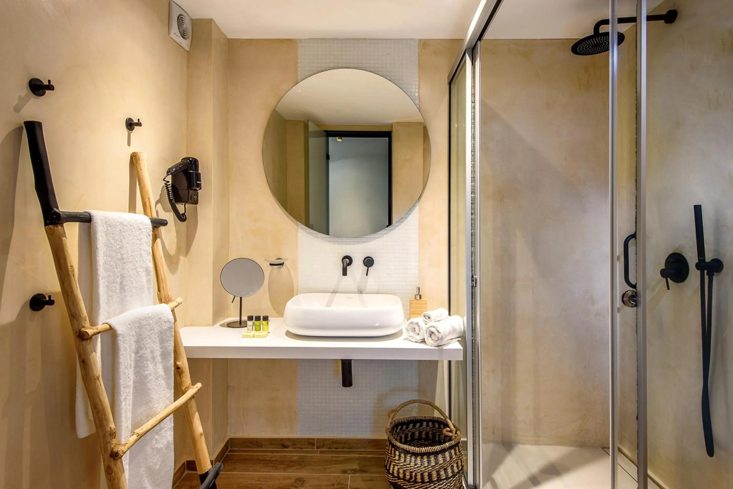 Bathroom in Caldera Theros Villas