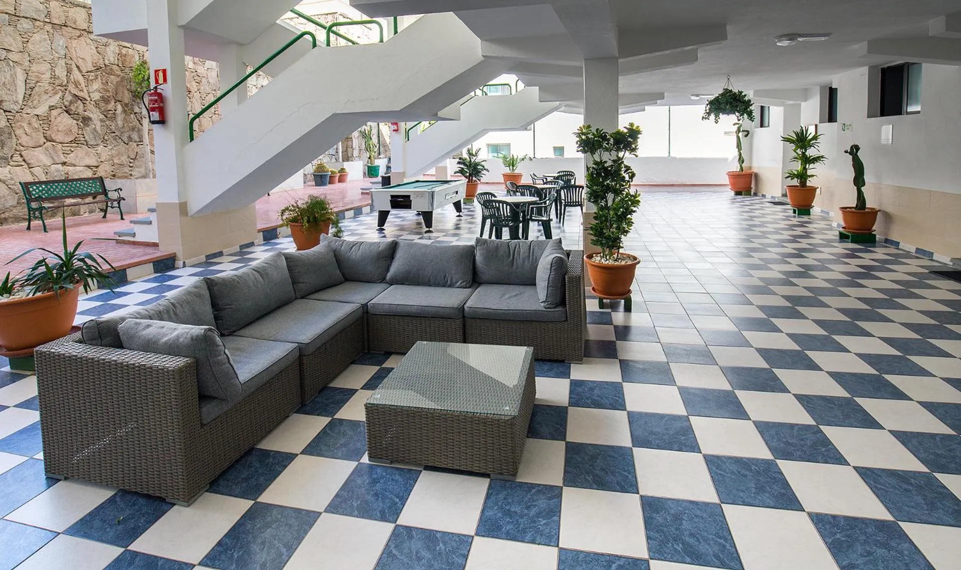 Patio in Apartamentos Monte Verde