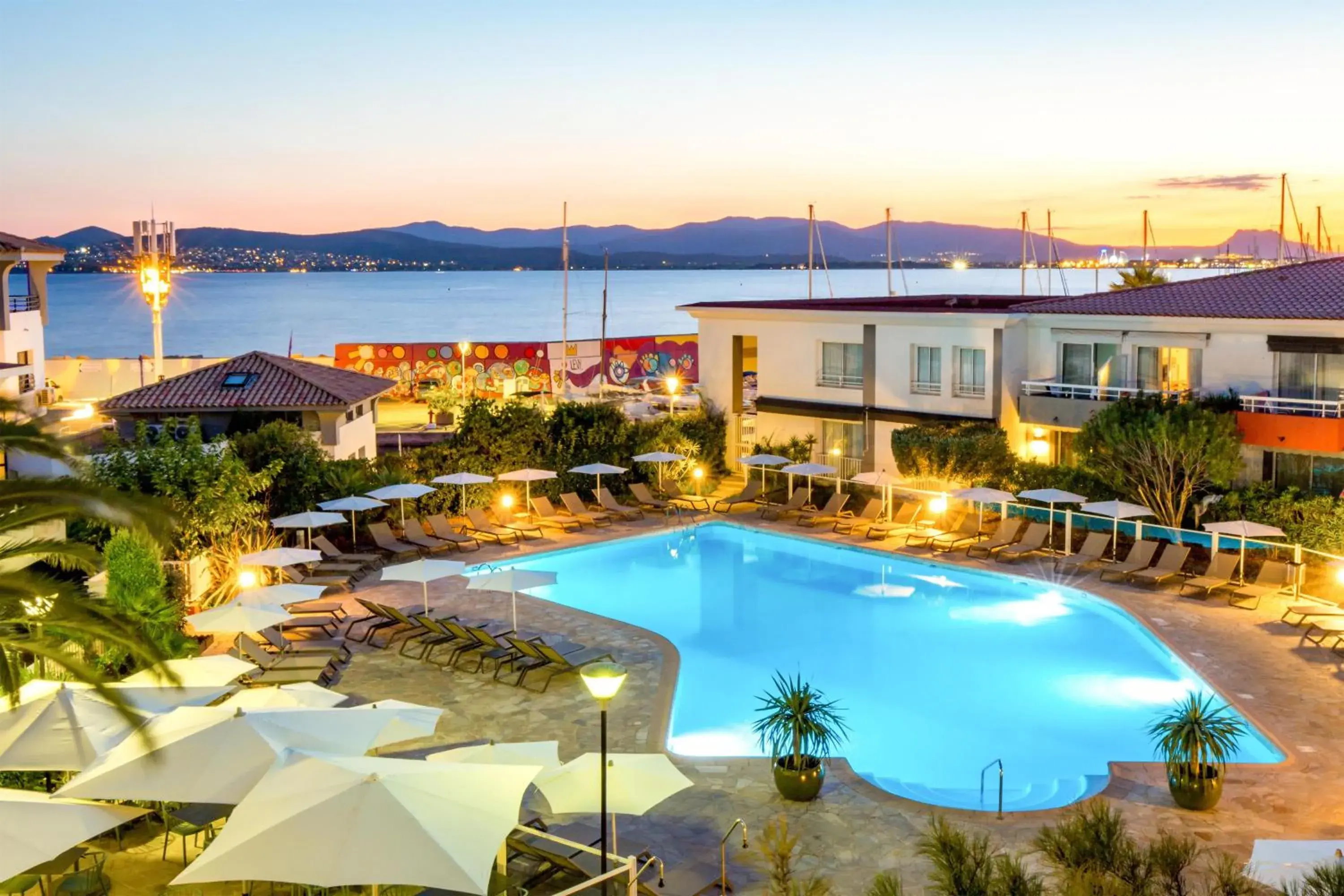 Pool view in Best Western Plus La Marina Pool view in Best Western Plus La Marina