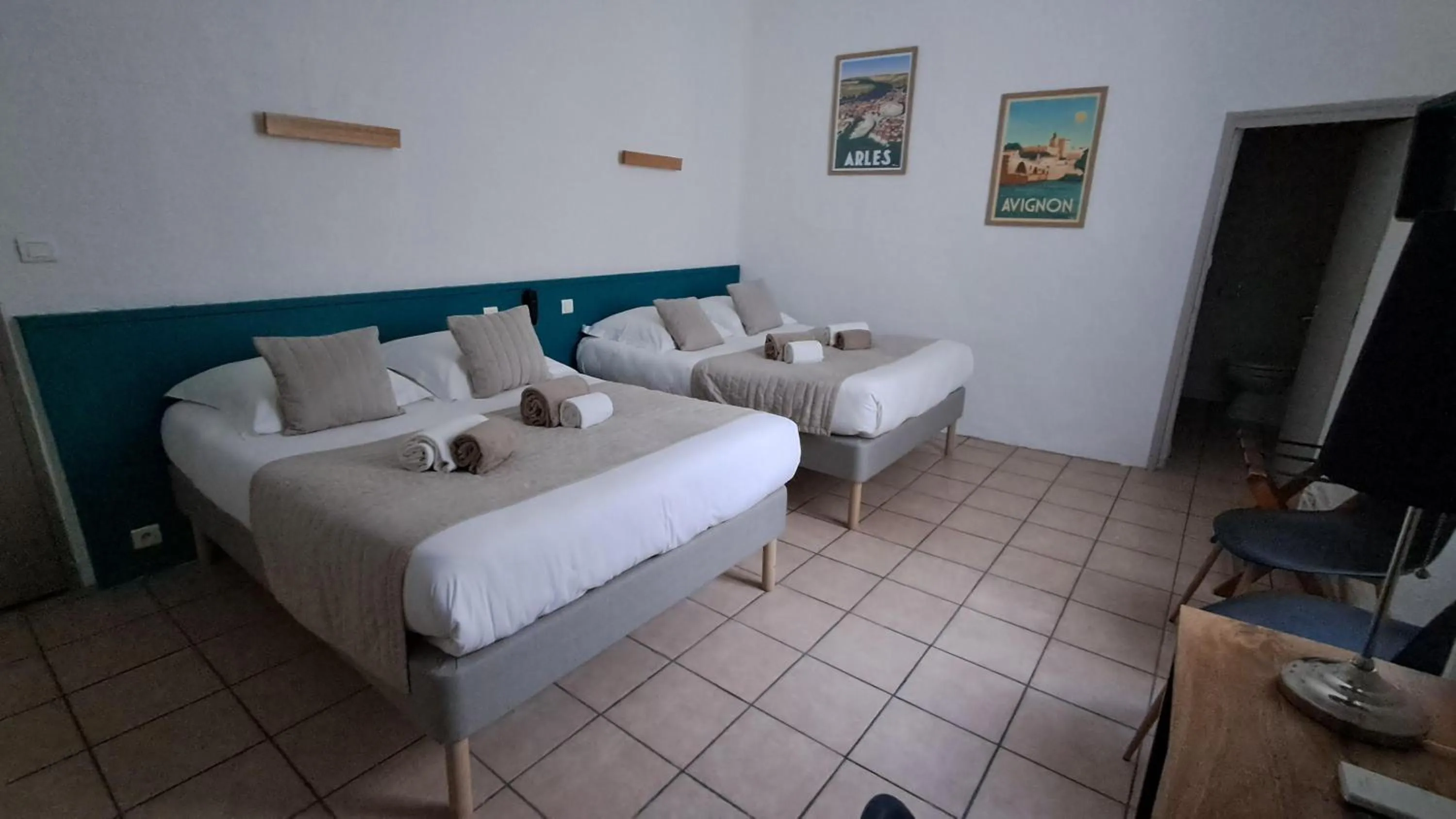 Bedroom, Bed in Hôtel L'Herbier d'Orange