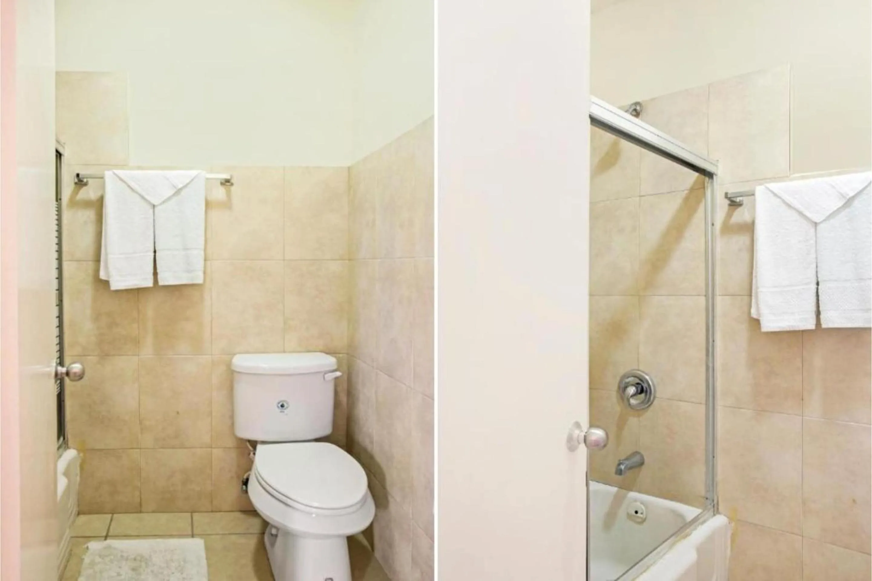 Bathroom in OYO Historic Cameron Hotel Brownsville I-69E