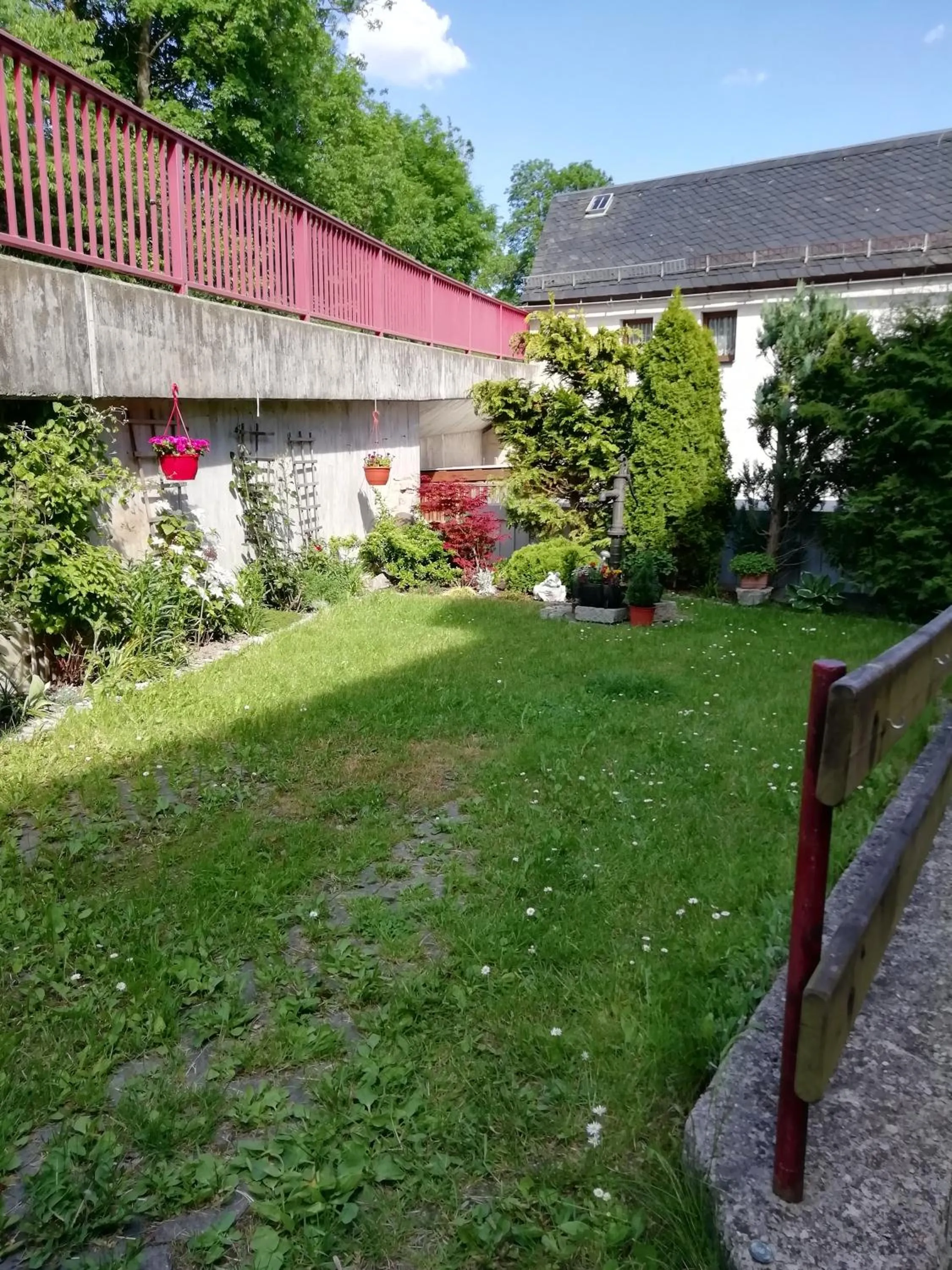 Garden in Gasthaus Goldner Löwe