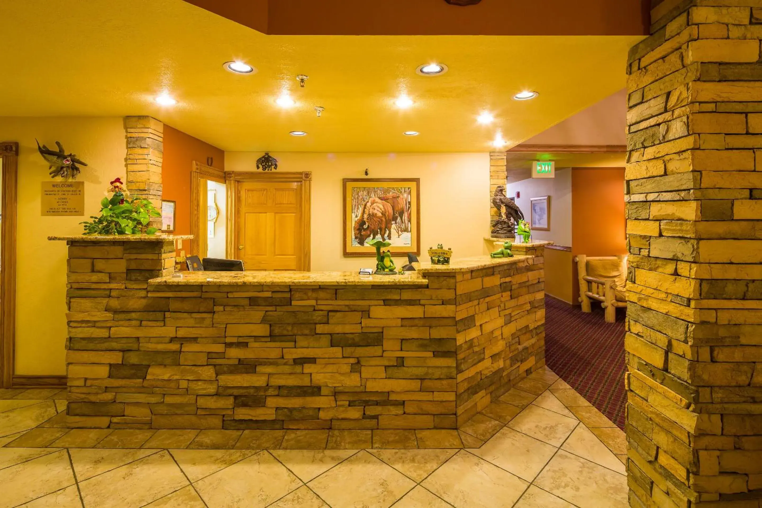 Lobby or reception in Alpine Inn & Suites
