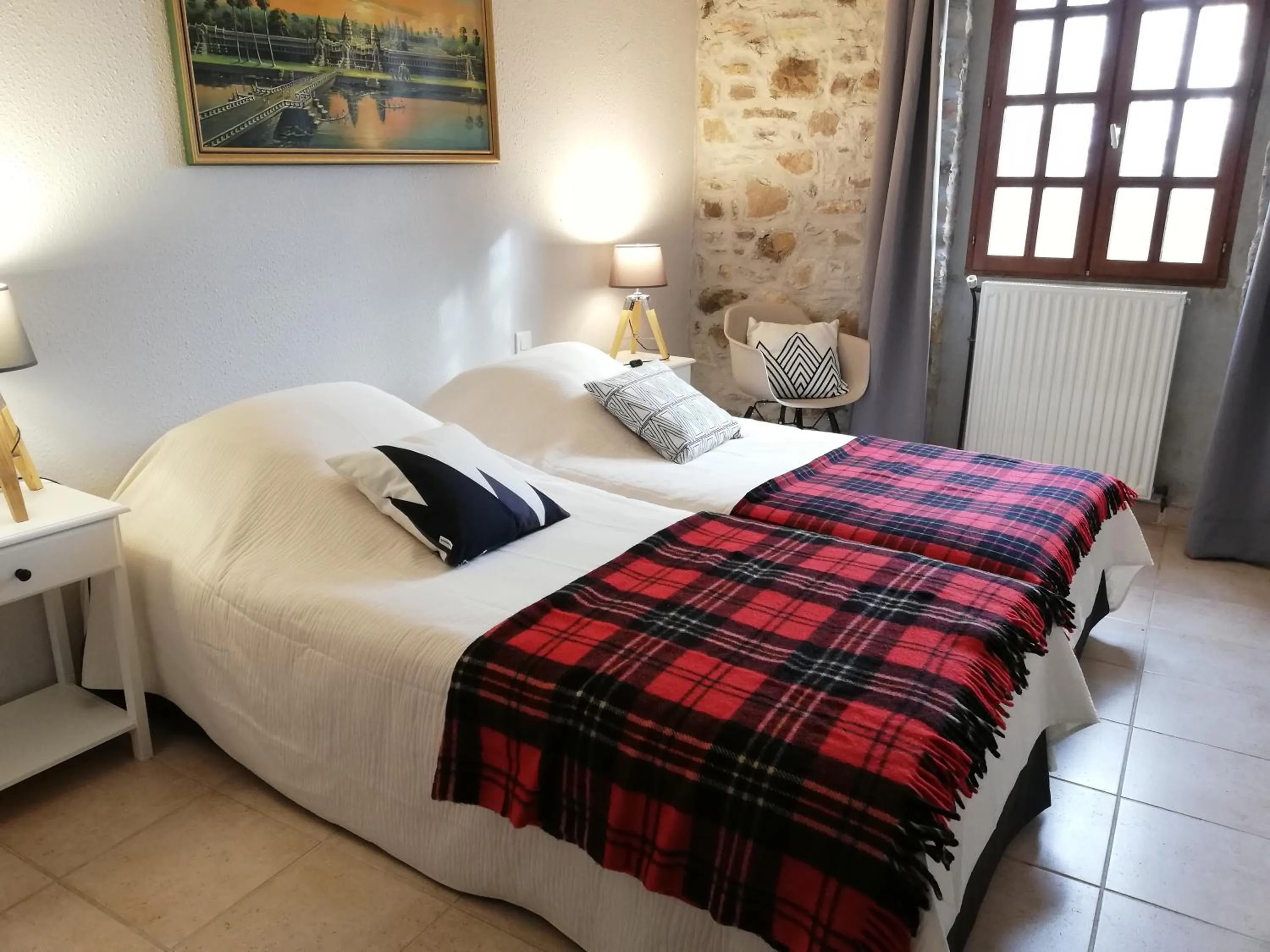 Bed in Domaine des Goudis