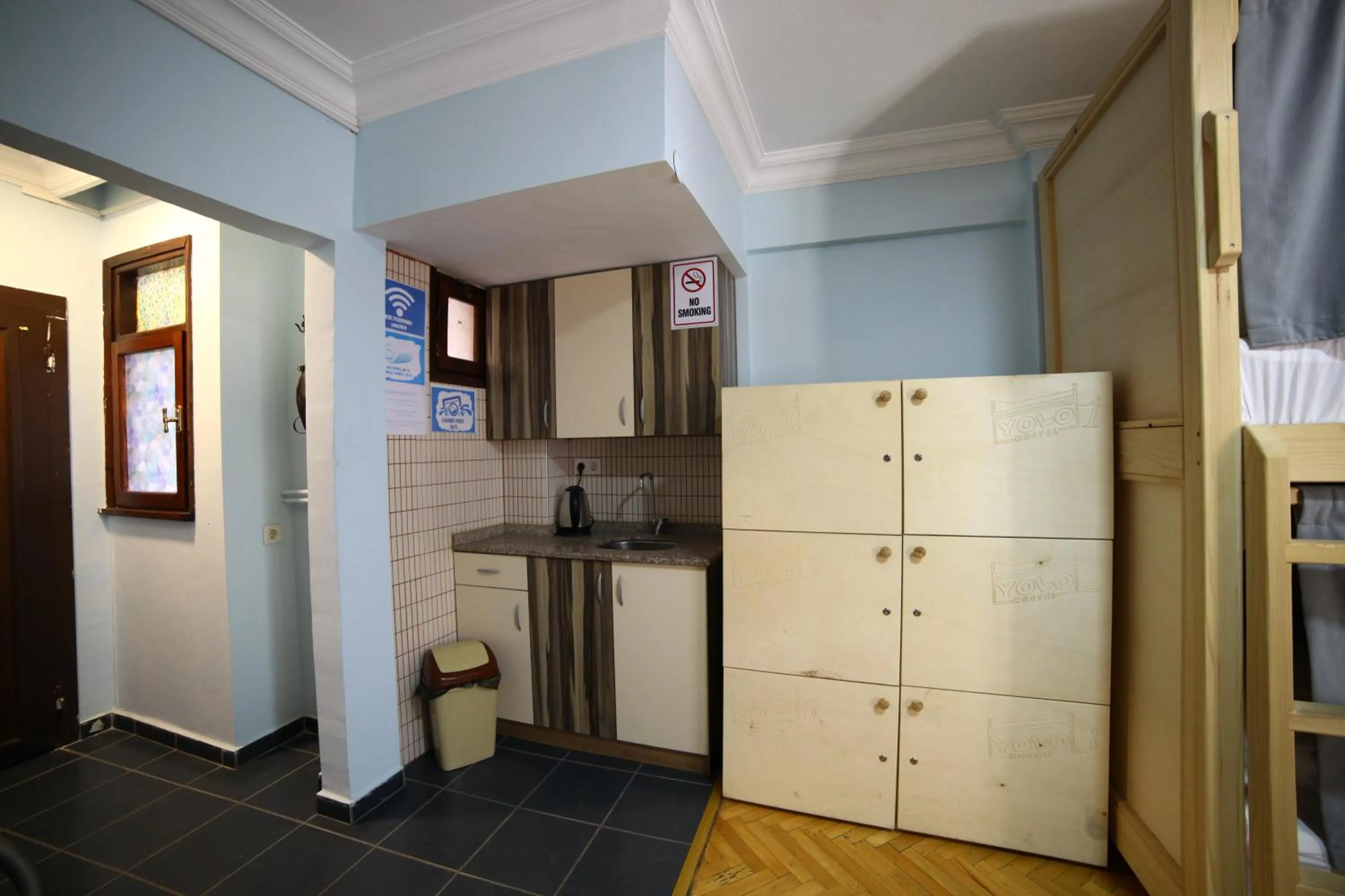 wardrobe in YOLO Hostel