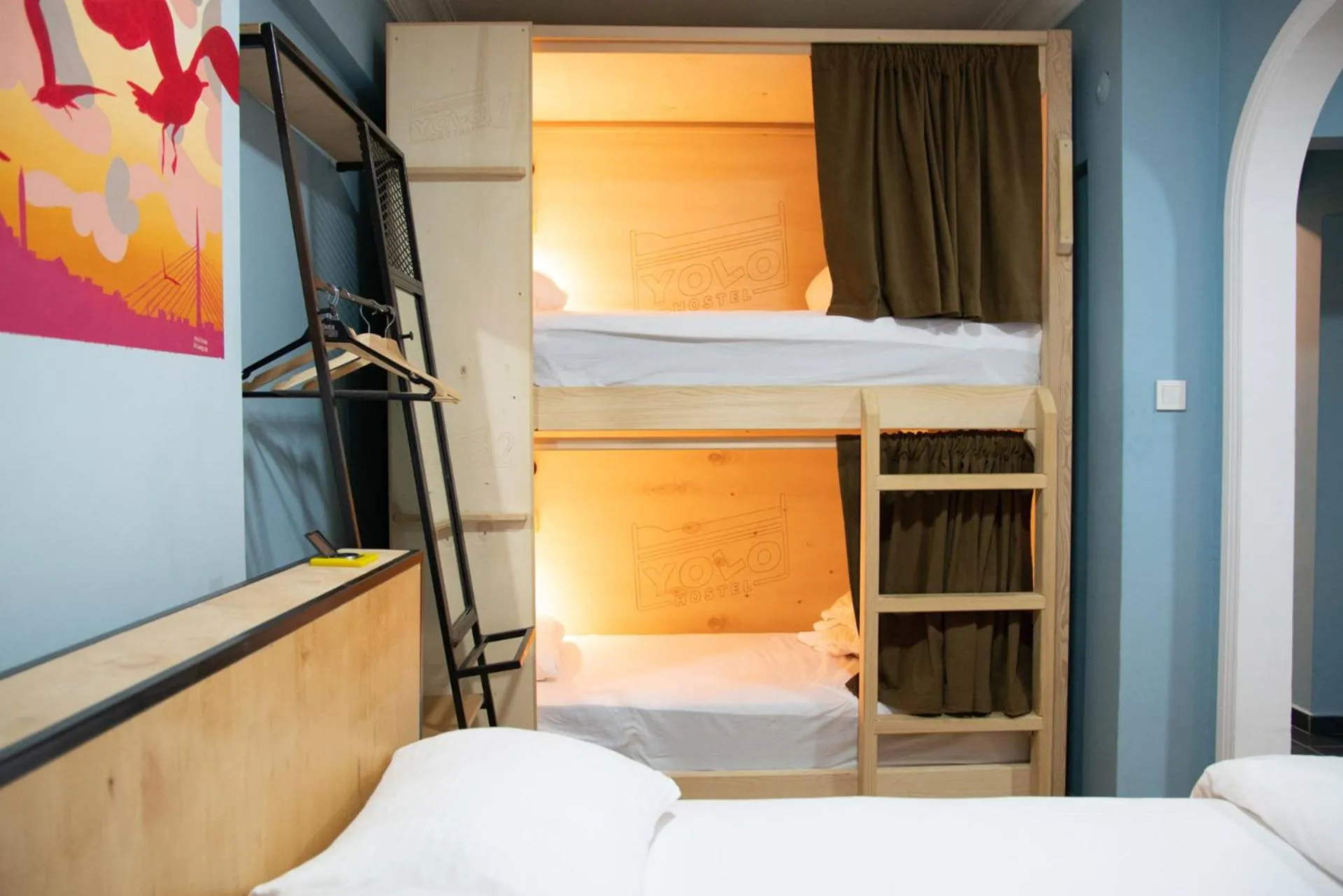 bunk bed, Bed in YOLO Hostel