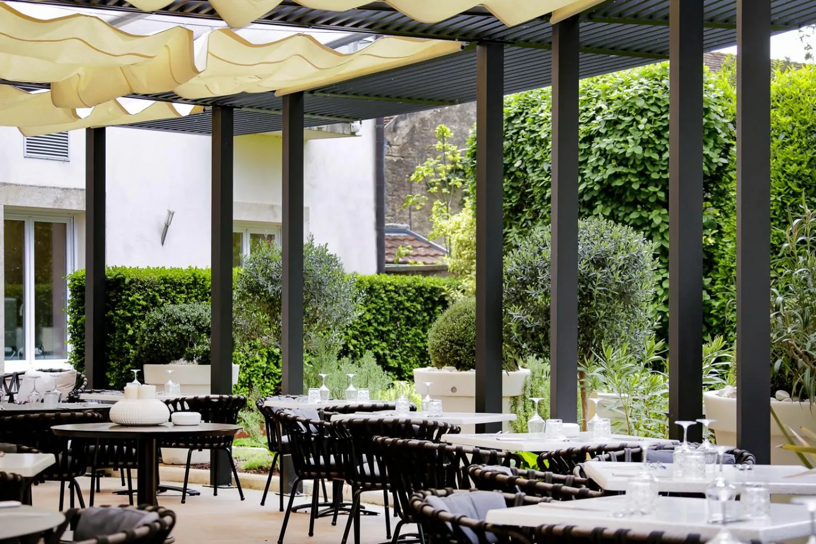 Balcony/Terrace in Le Richebourg Hôtel, Restaurant & Spa