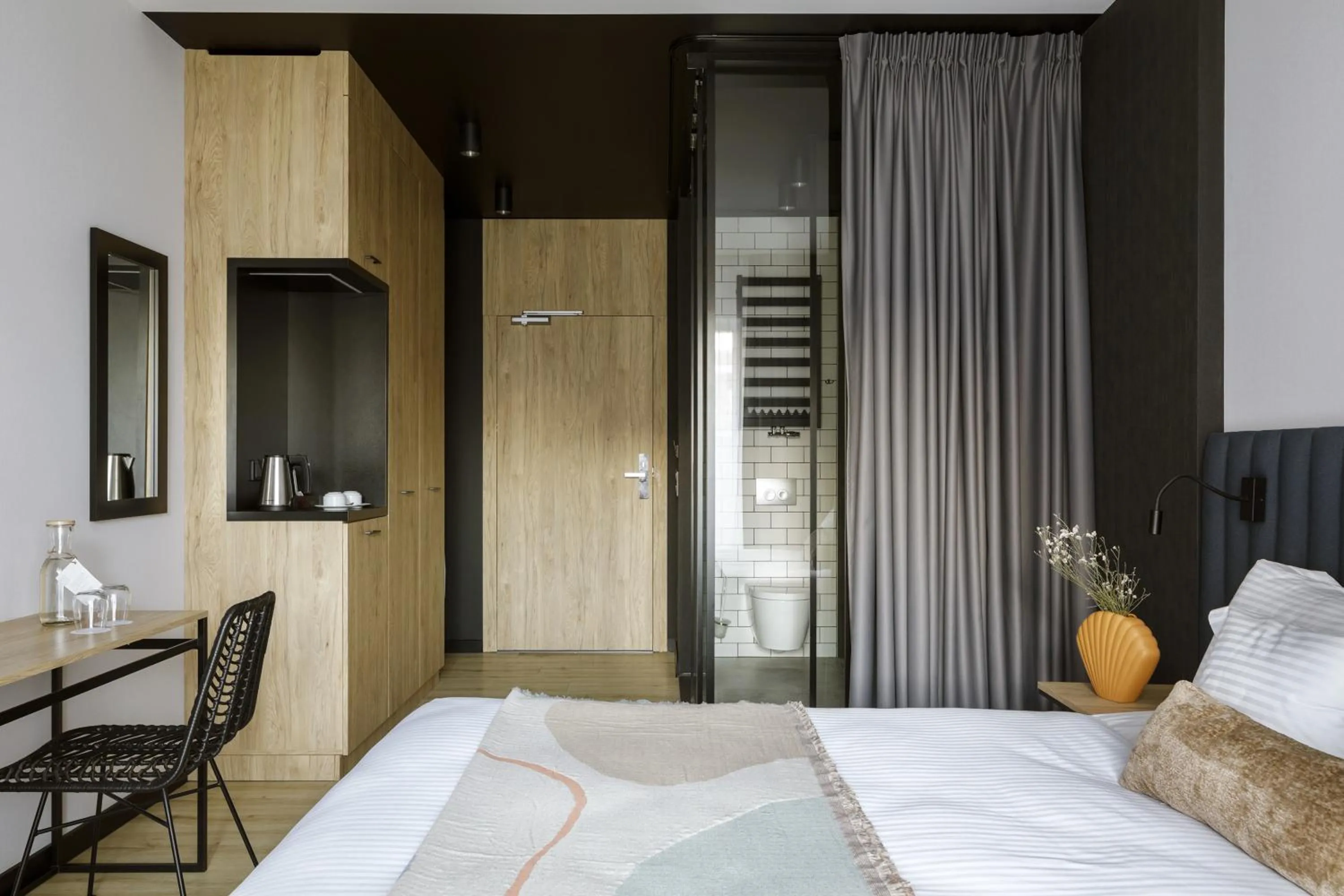 Bathroom, Bed in Hotel Saltic Resort & Spa Grzybowo