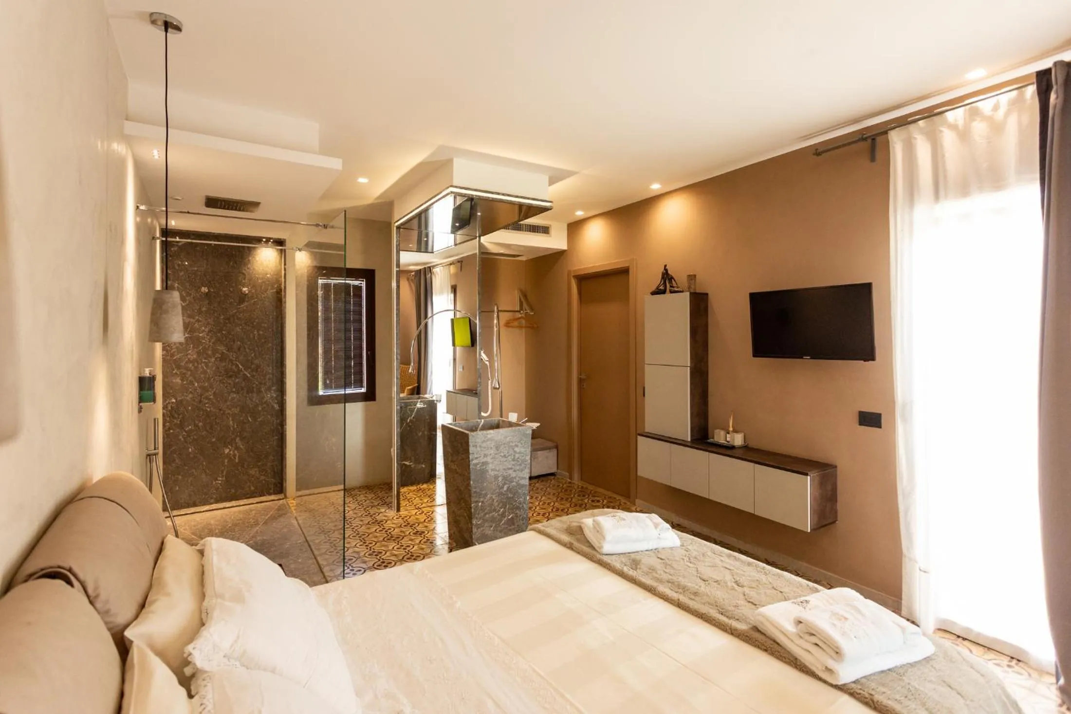 Bedroom, Bed in Oikos in Terre di Zaccanello