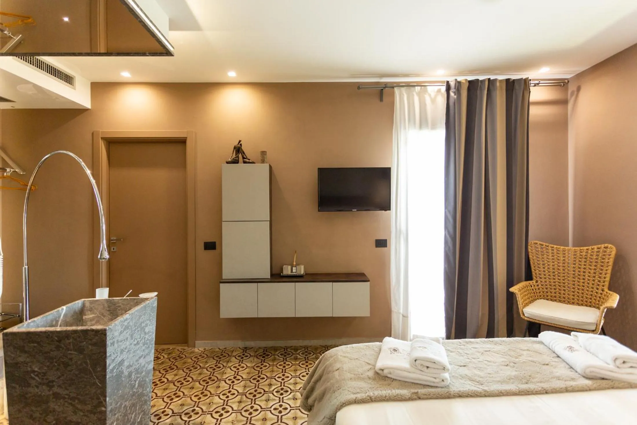 Bedroom, Bed in Oikos in Terre di Zaccanello