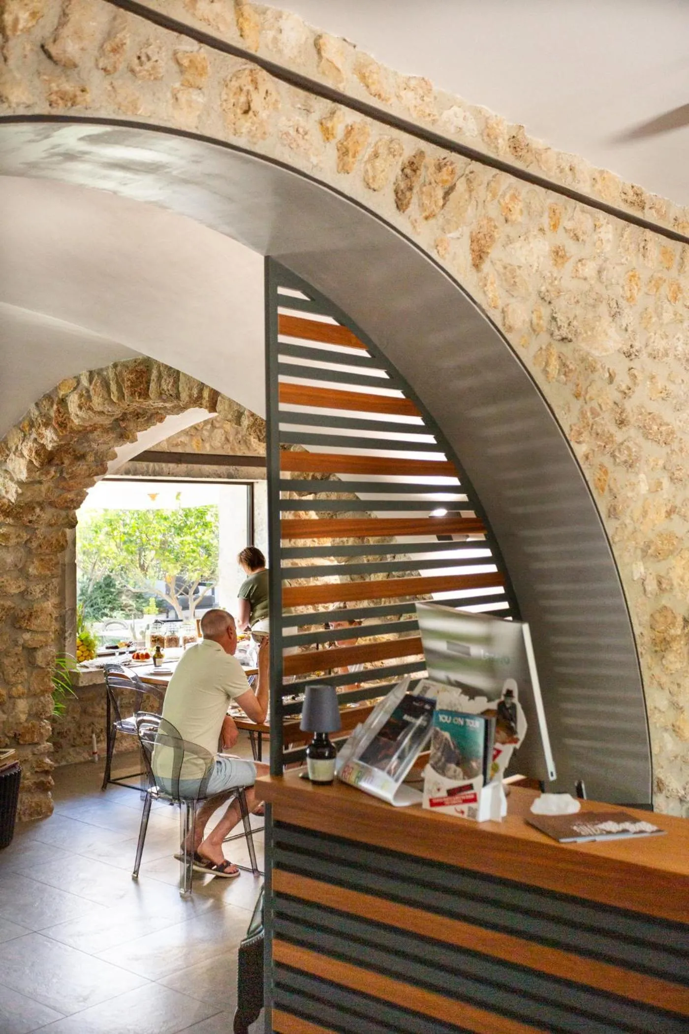 Lobby or reception in Oikos in Terre di Zaccanello