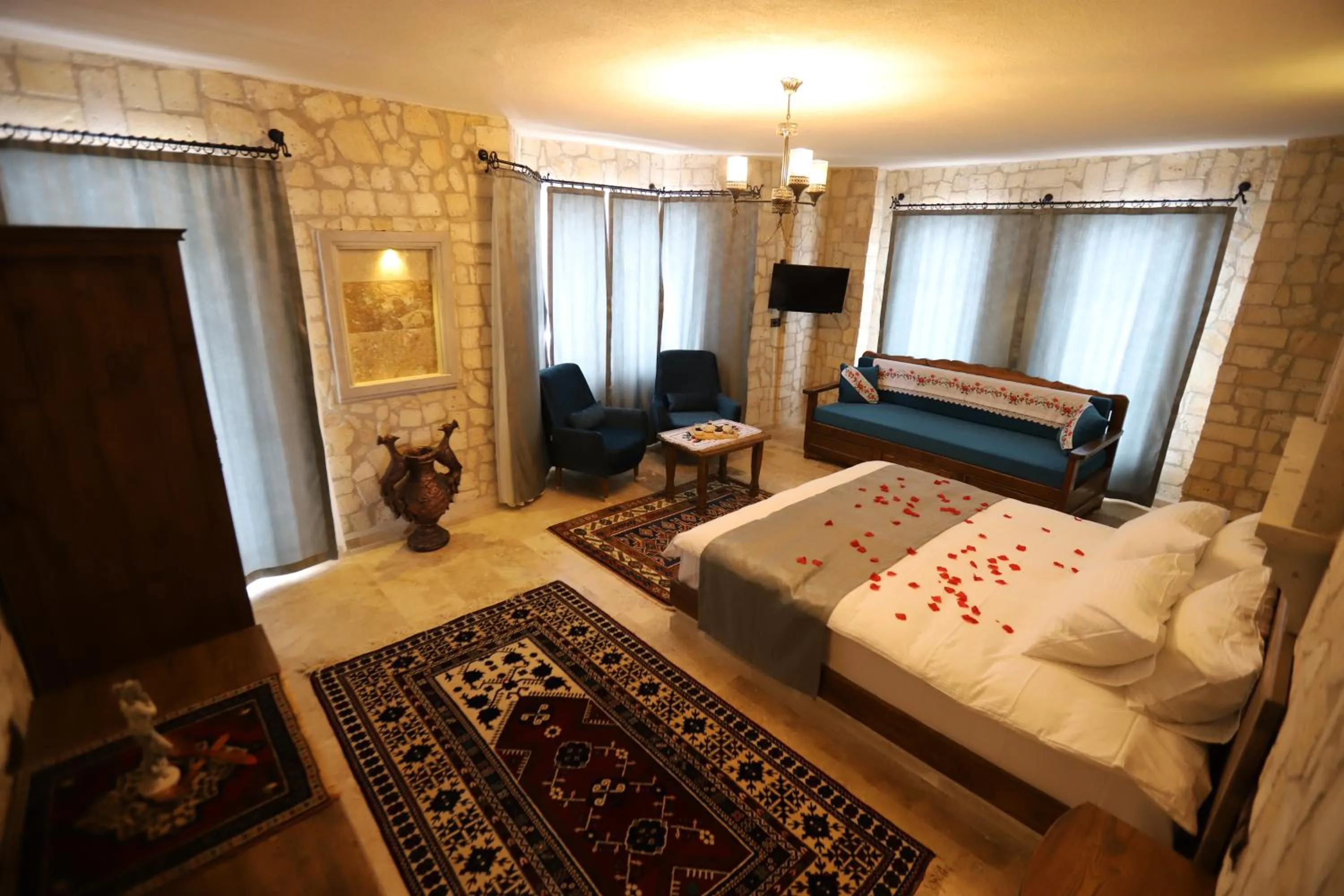 Bed in Castle Panorama House