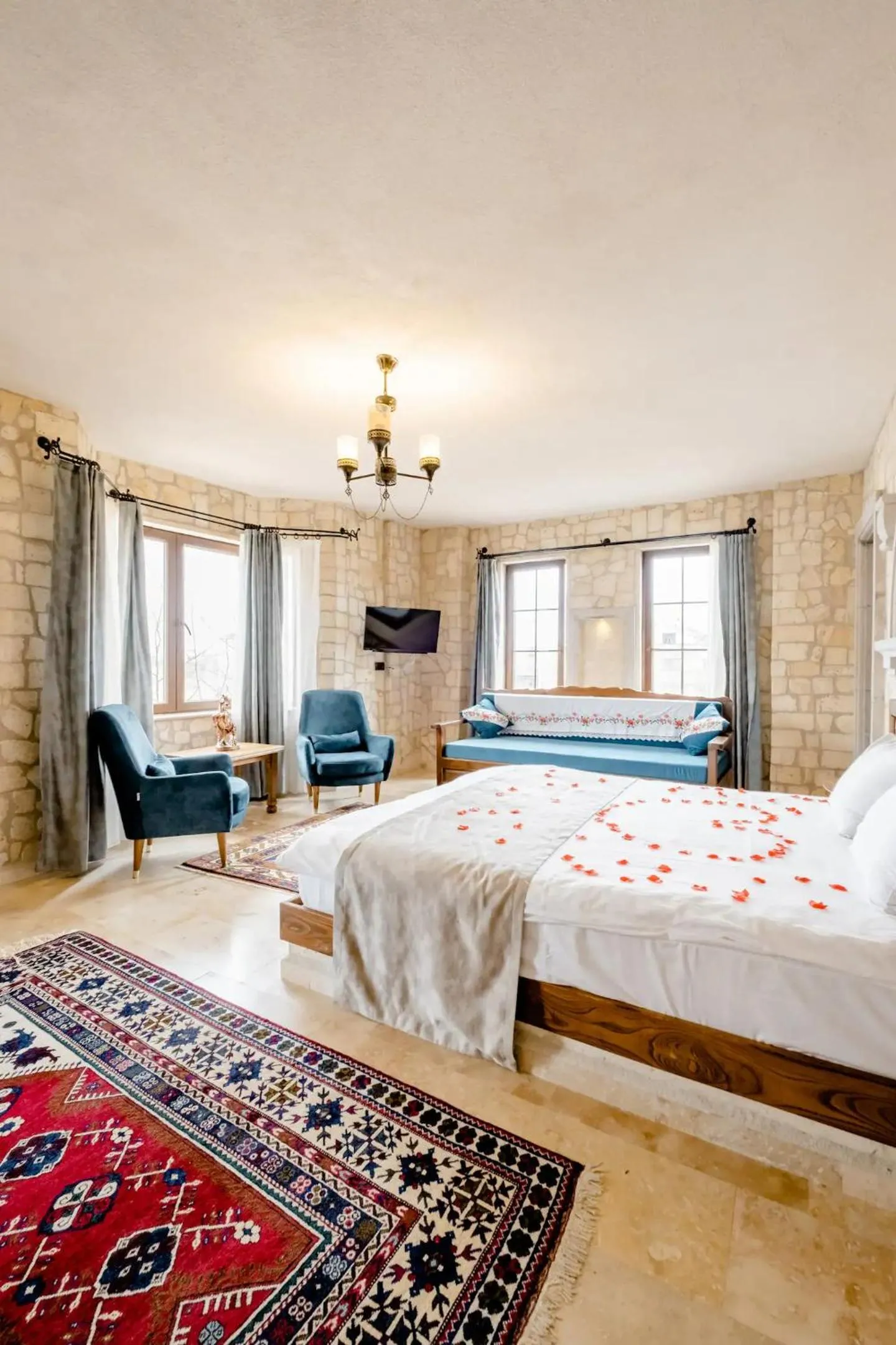 Bed in Castle Panorama House