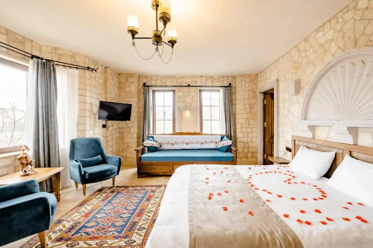Bed in Castle Panorama House