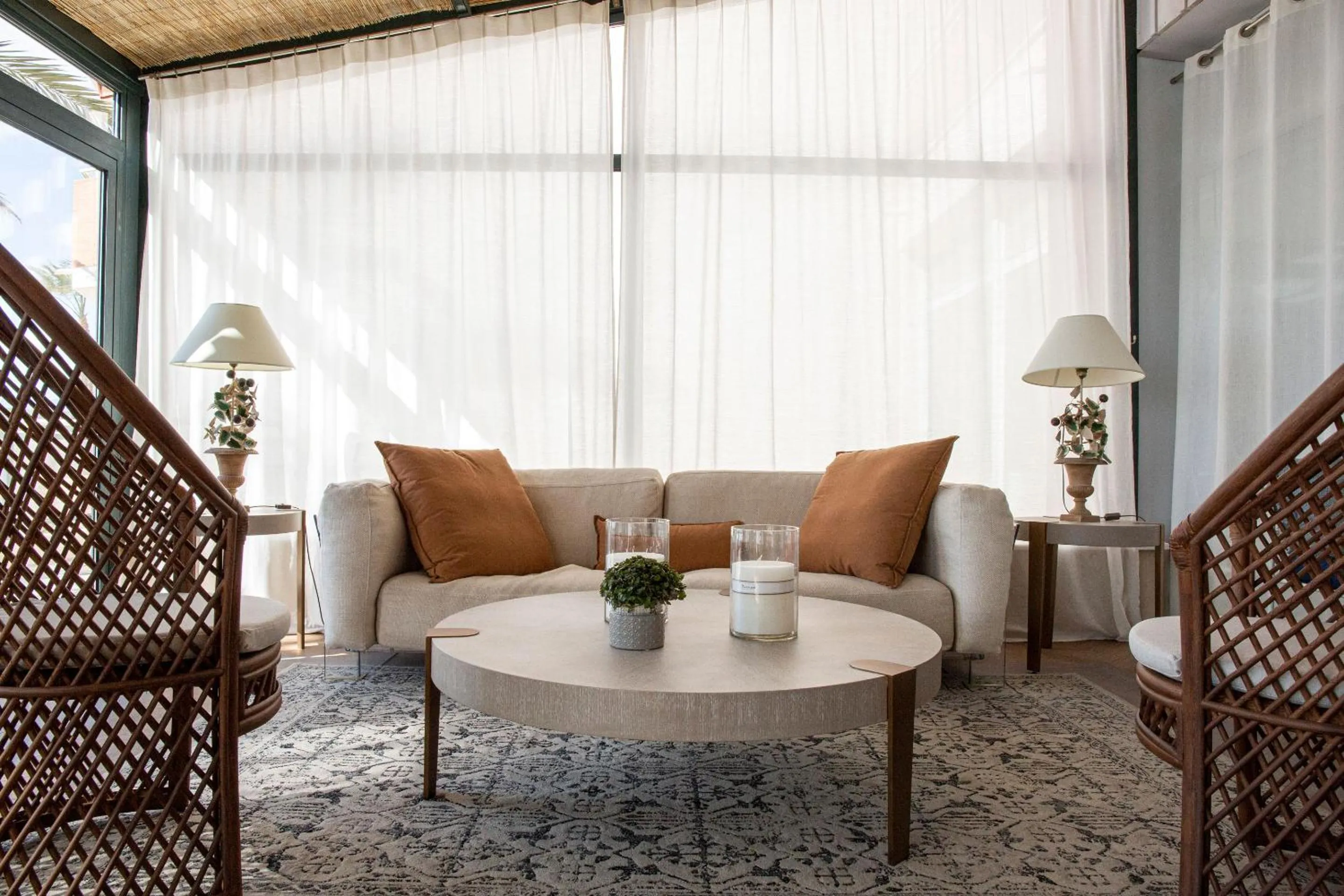 Living room in Grand Hôtel Les Flamants Roses Thalasso & Spa