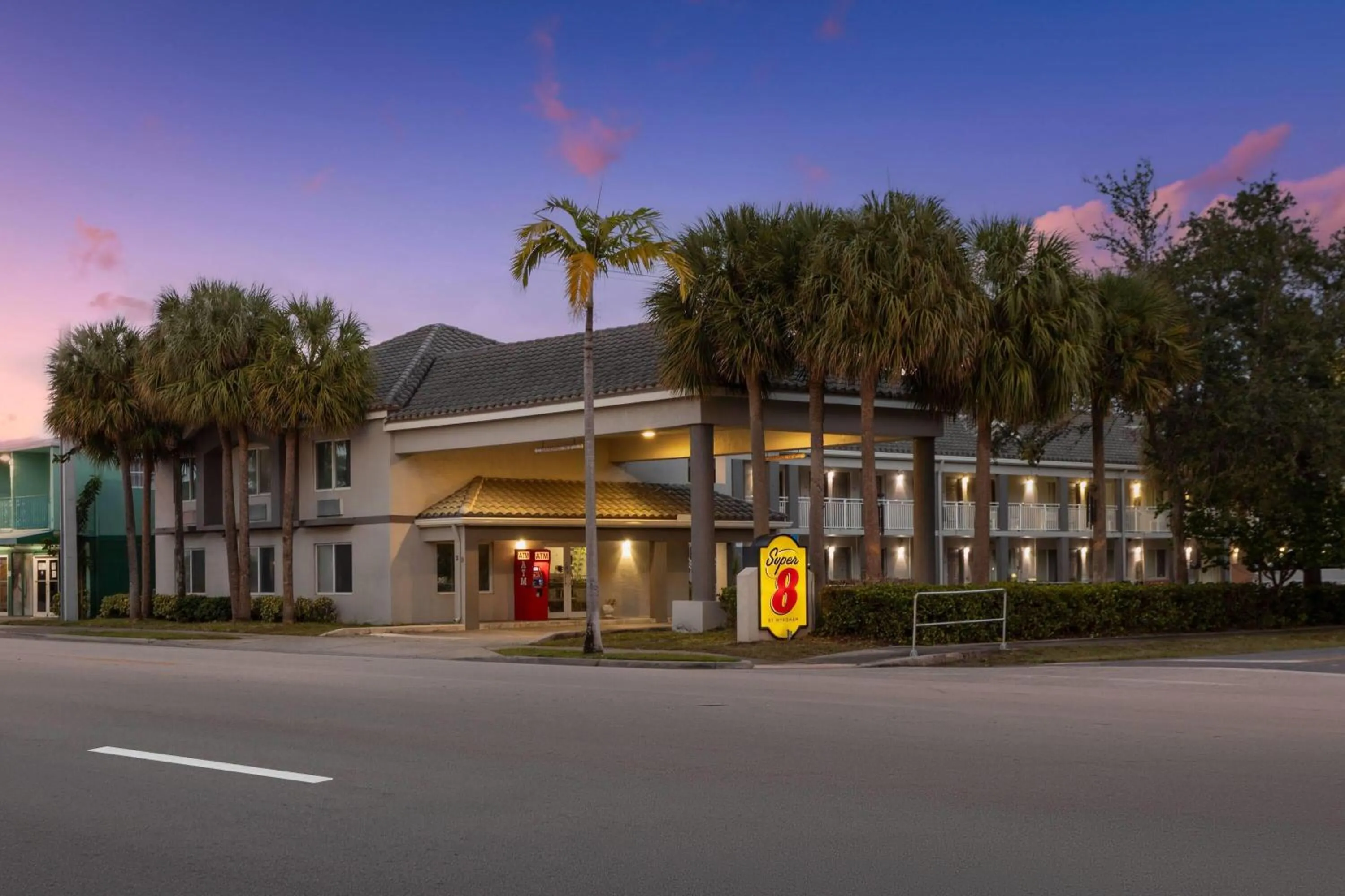 Property building in Super 8 Motel by Wyndham near Fort Lauderdale Arpt