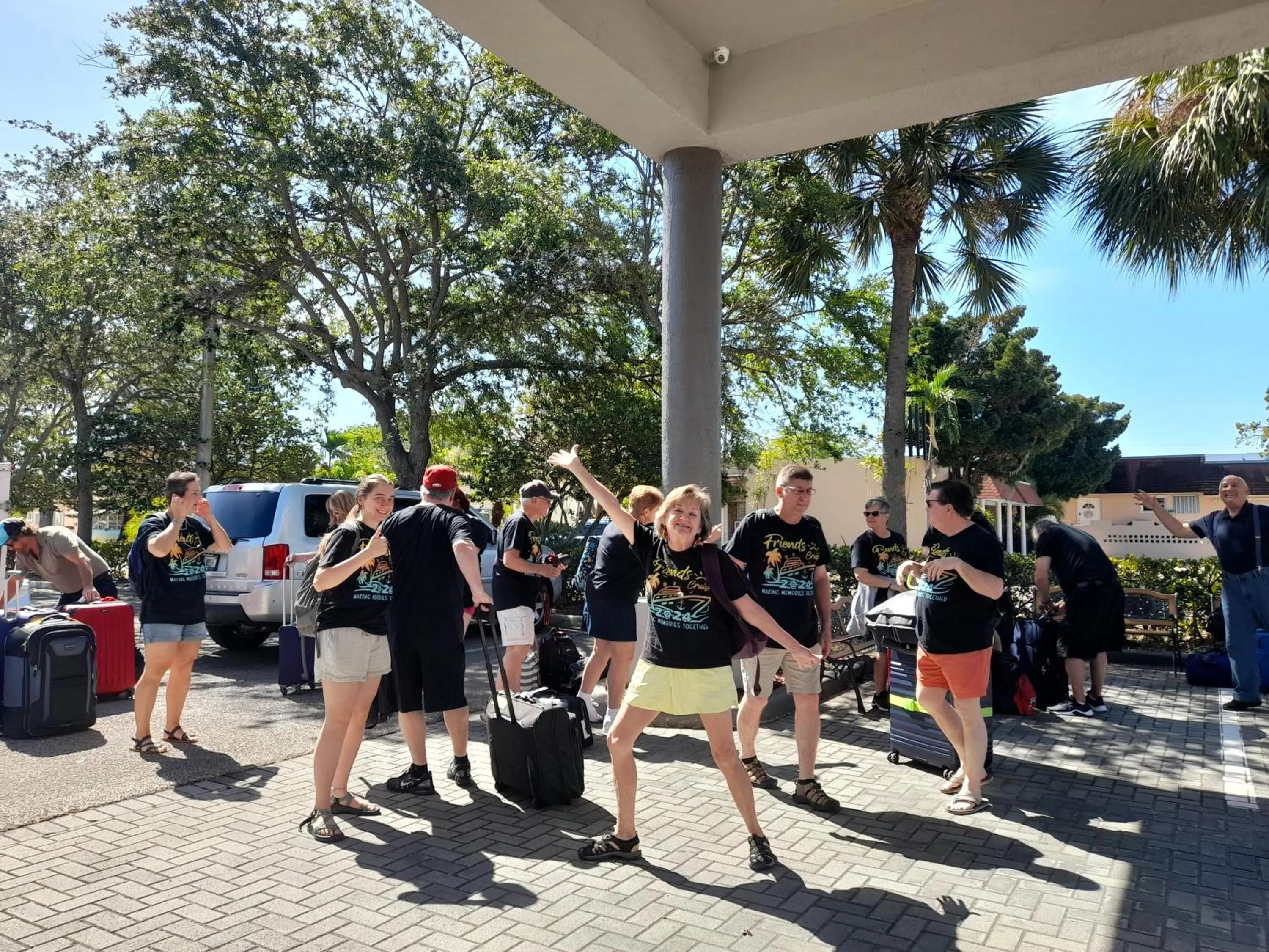 Patio in Super 8 Motel by Wyndham near Fort Lauderdale Arpt
