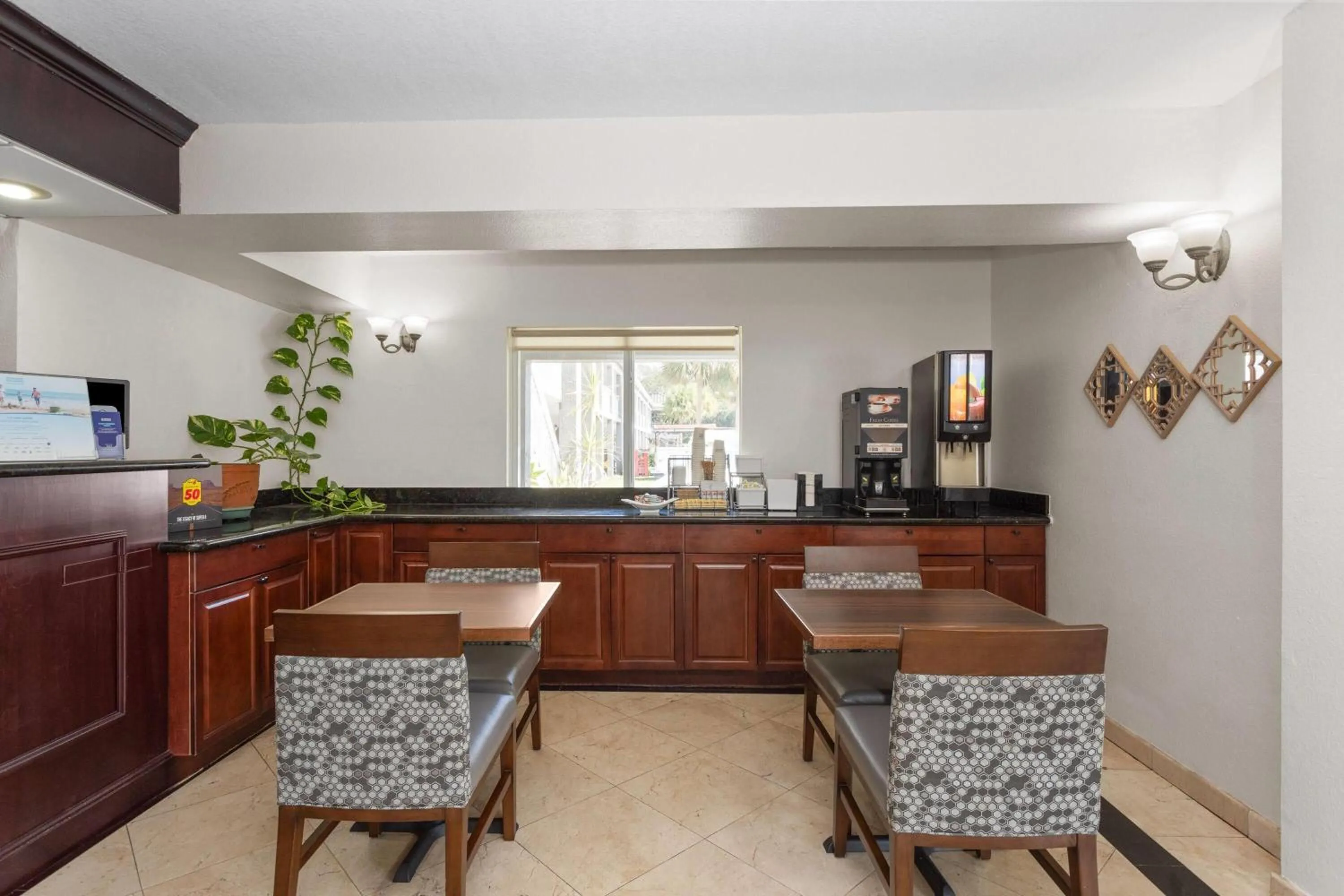 Breakfast in Super 8 Motel by Wyndham near Fort Lauderdale Arpt