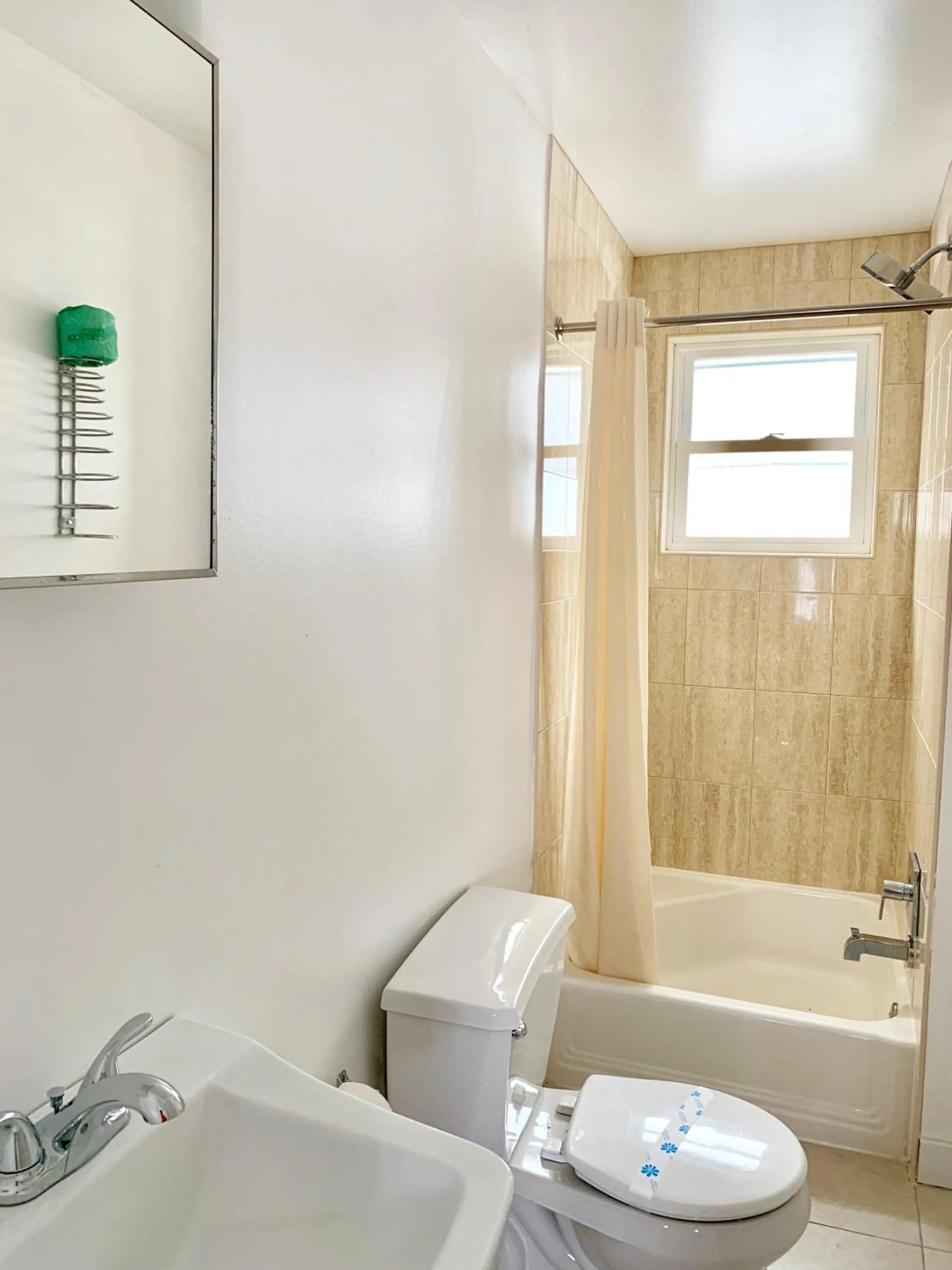 Shower in White Caps Motel