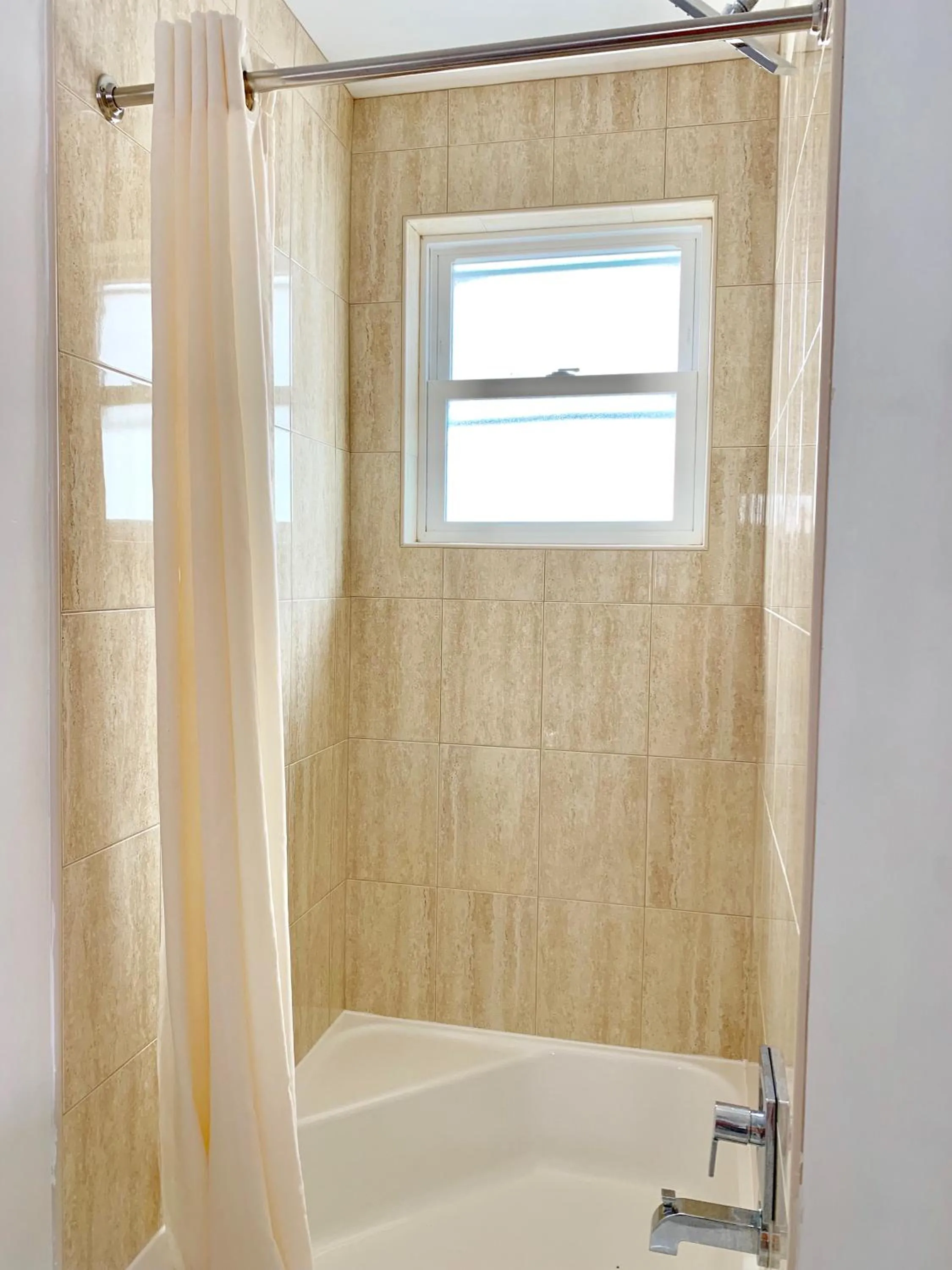 Shower in White Caps Motel