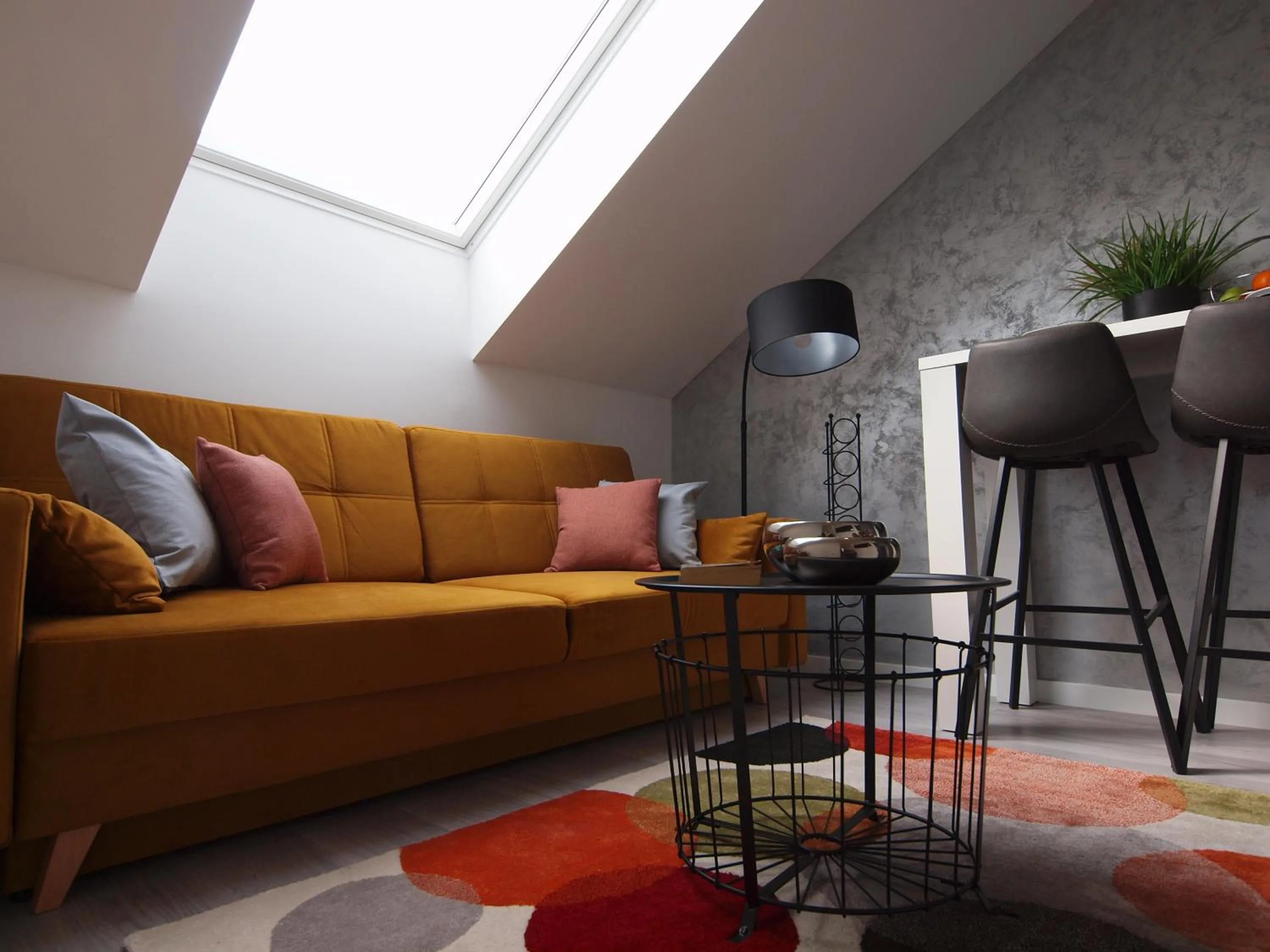 Seating area in Apartments Mak & Lux - sea & sunset top view