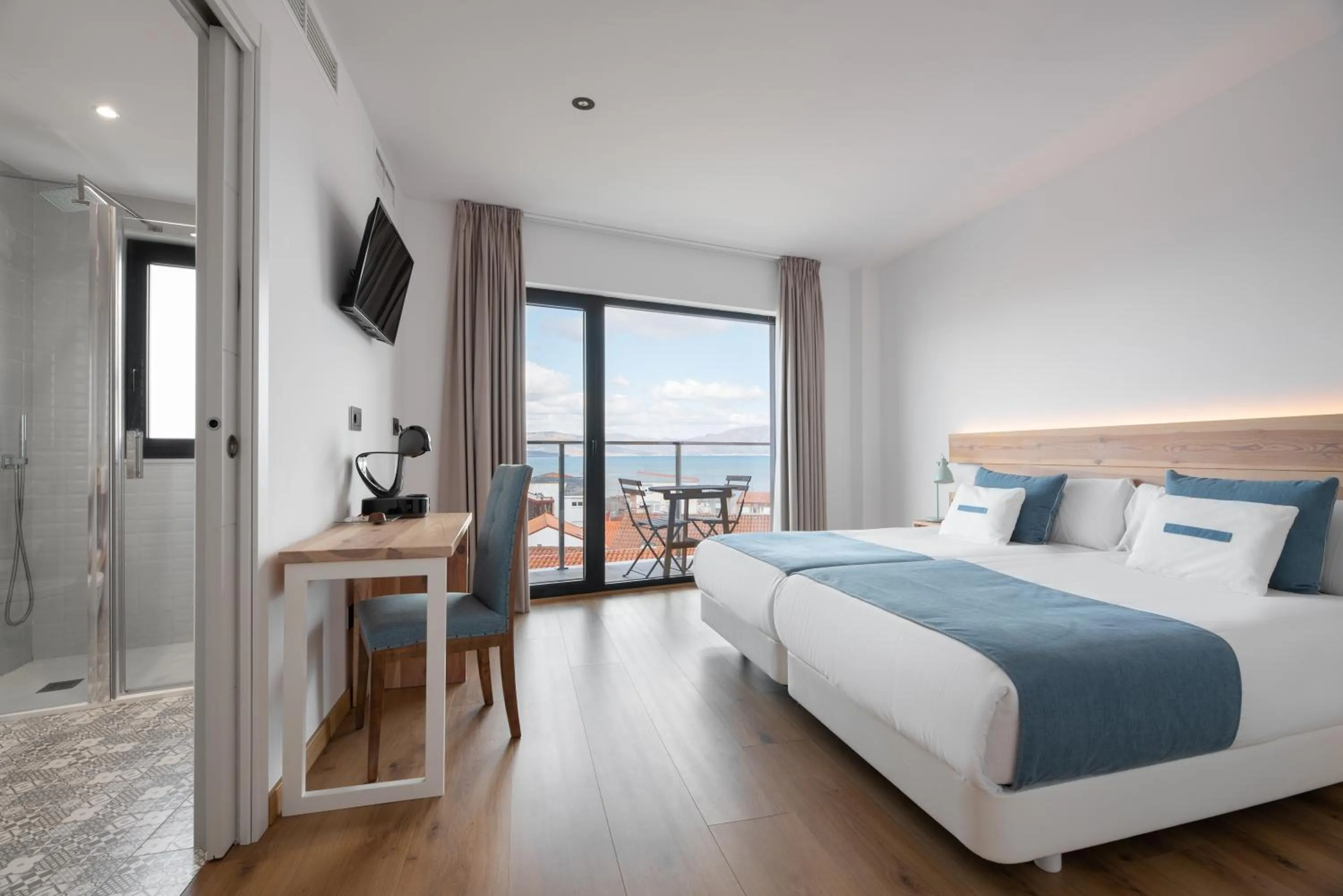 Bed in Hotel Costa da Morte