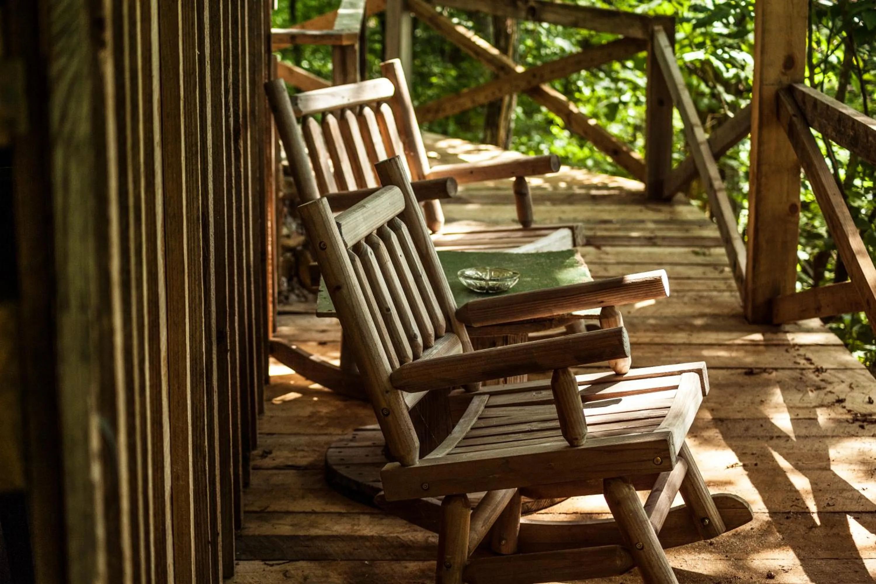 Balcony/Terrace in Nolichuckey Bluffs Bed & Breakfast Cabins