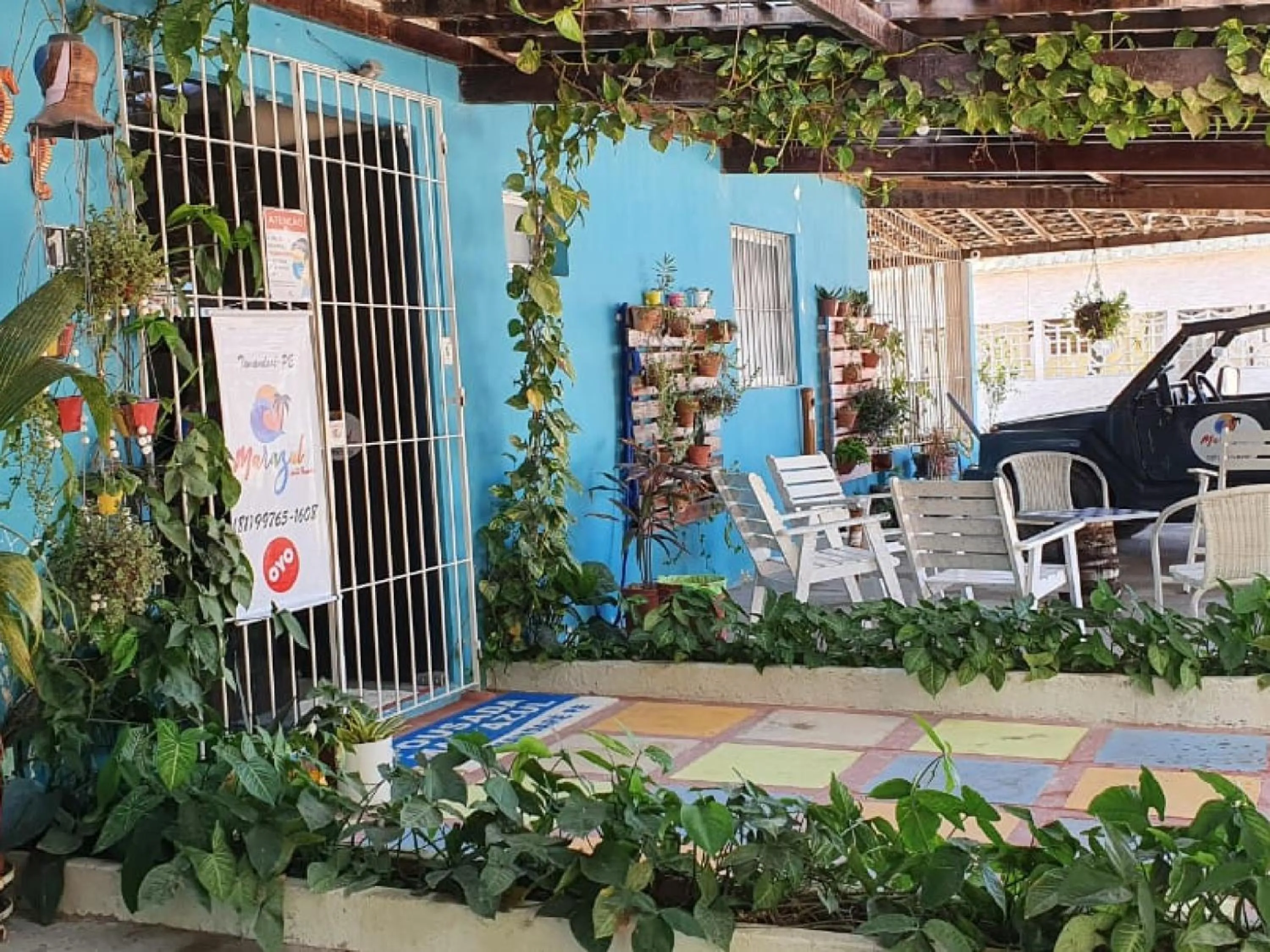 Facade/entrance in Hotel Pousada Mar Azul