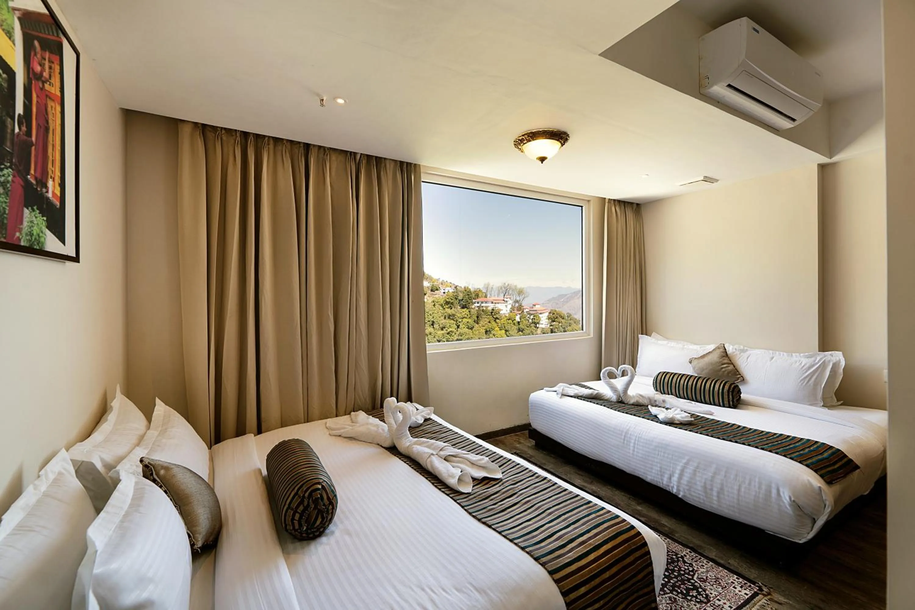 Bed in EllBee Mussoorie Hills