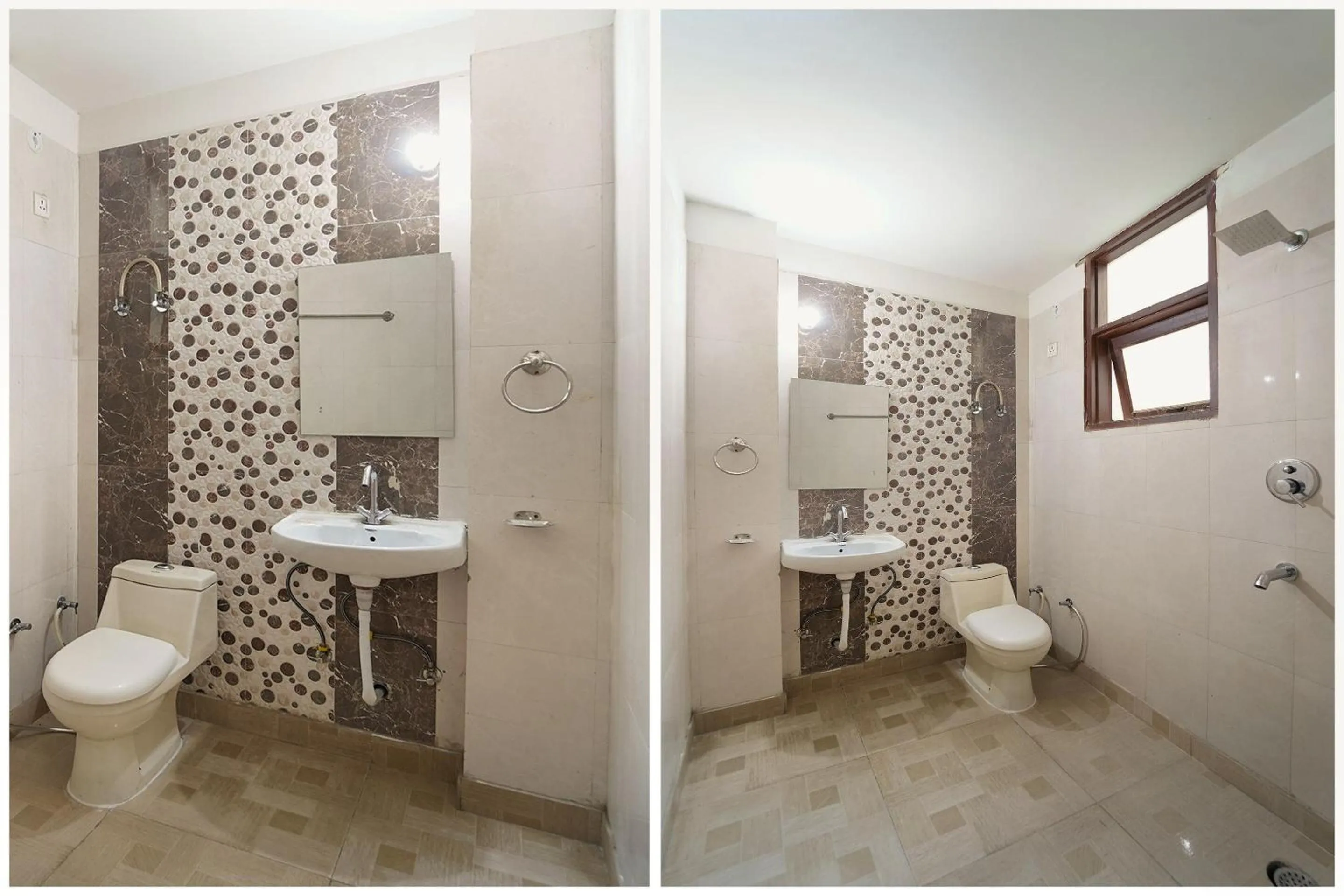 Bathroom in Super Hotel O Chahal Guest House Near Nangloi Railway Station Metro Station