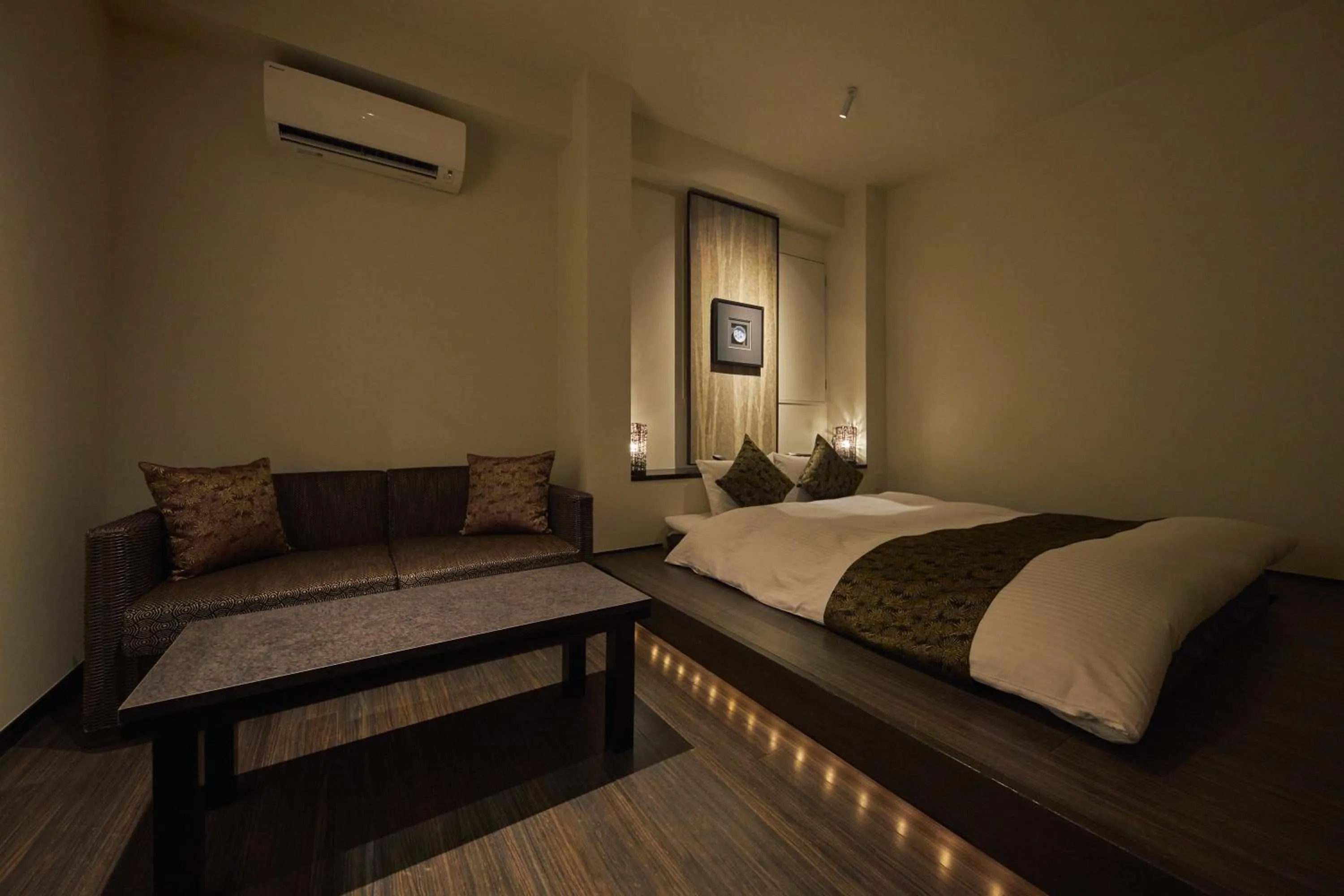 Bed in SAKE Kura Hotel 川崎宿