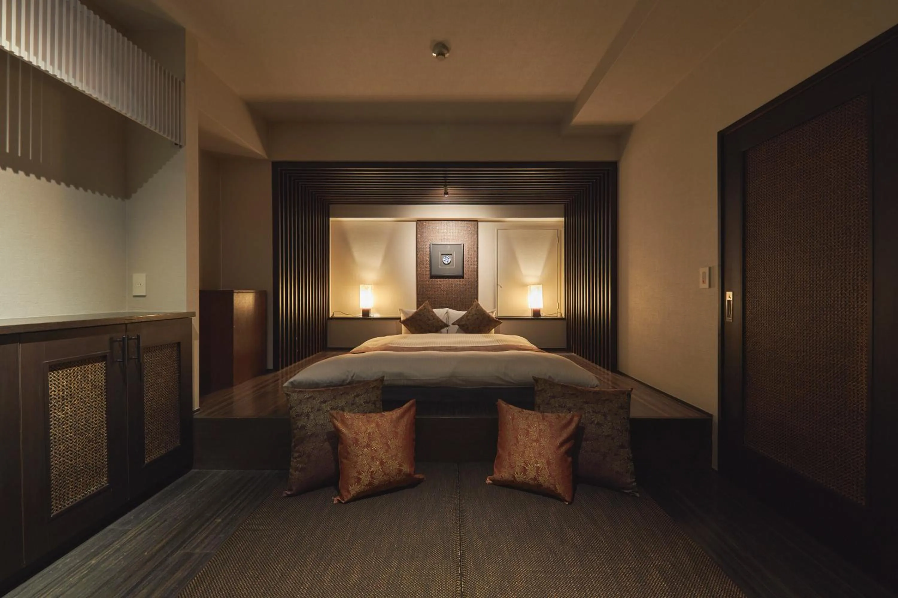 Bed in SAKE Kura Hotel 川崎宿