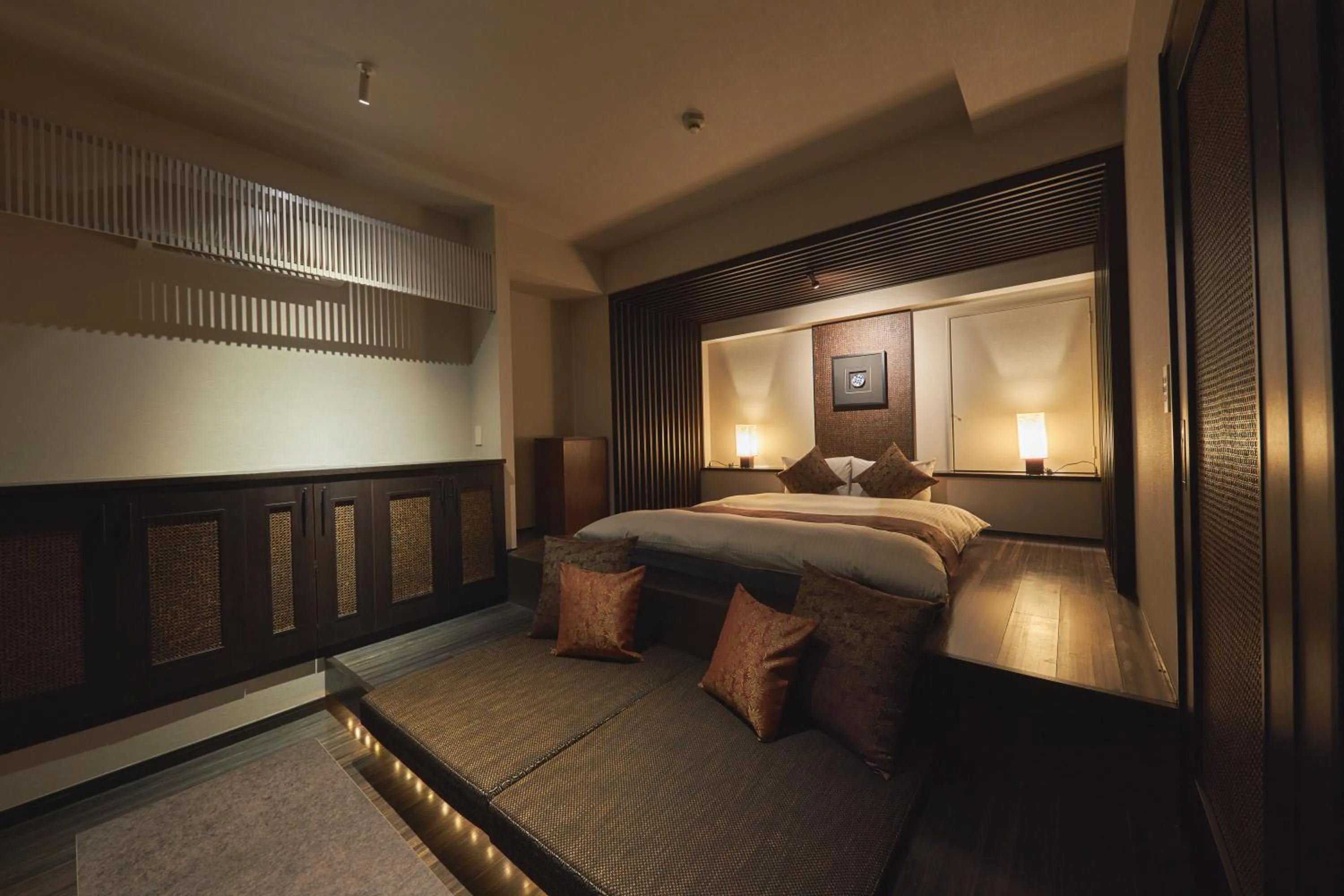 Bed in SAKE Kura Hotel 川崎宿