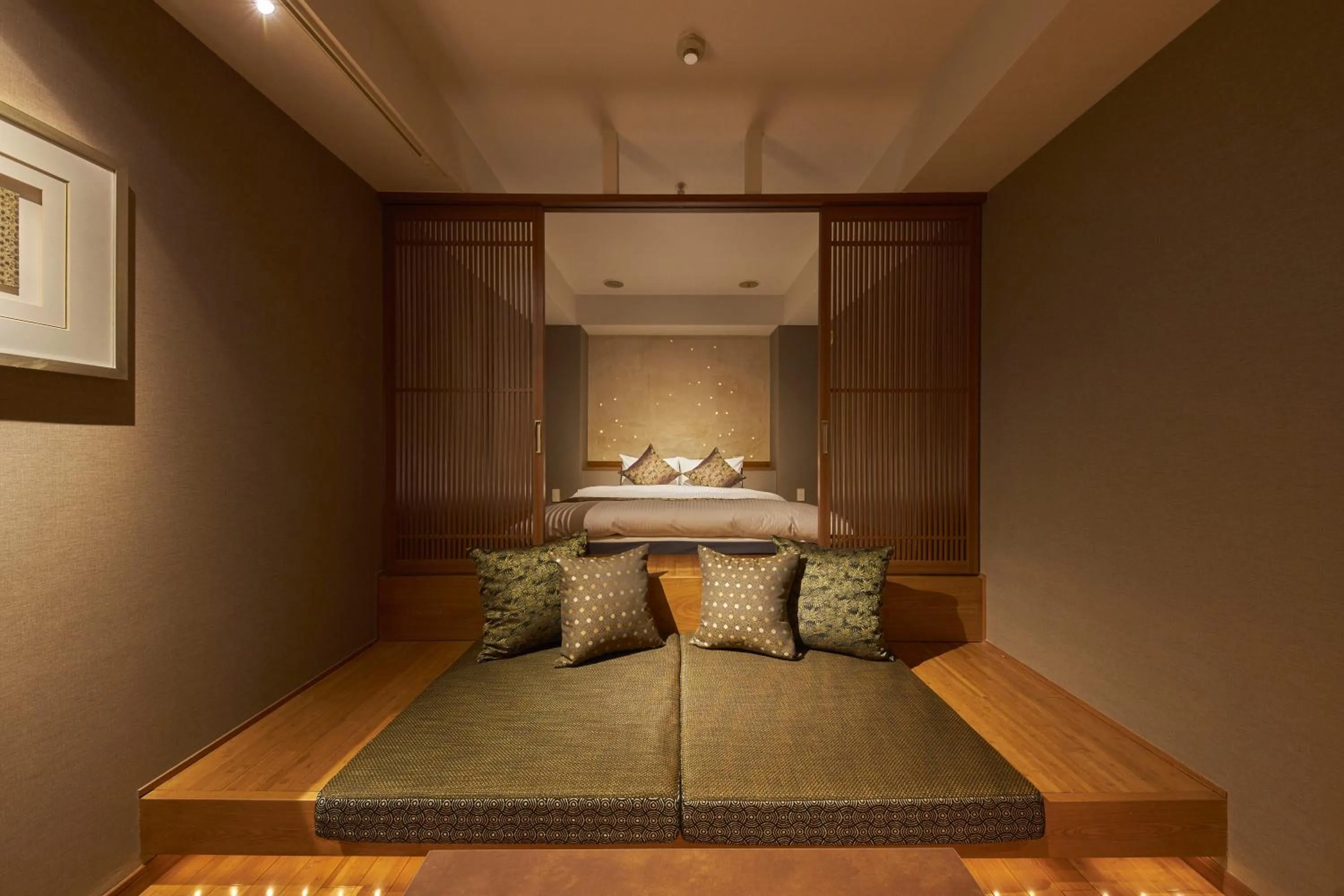 Bed in SAKE Kura Hotel 川崎宿
