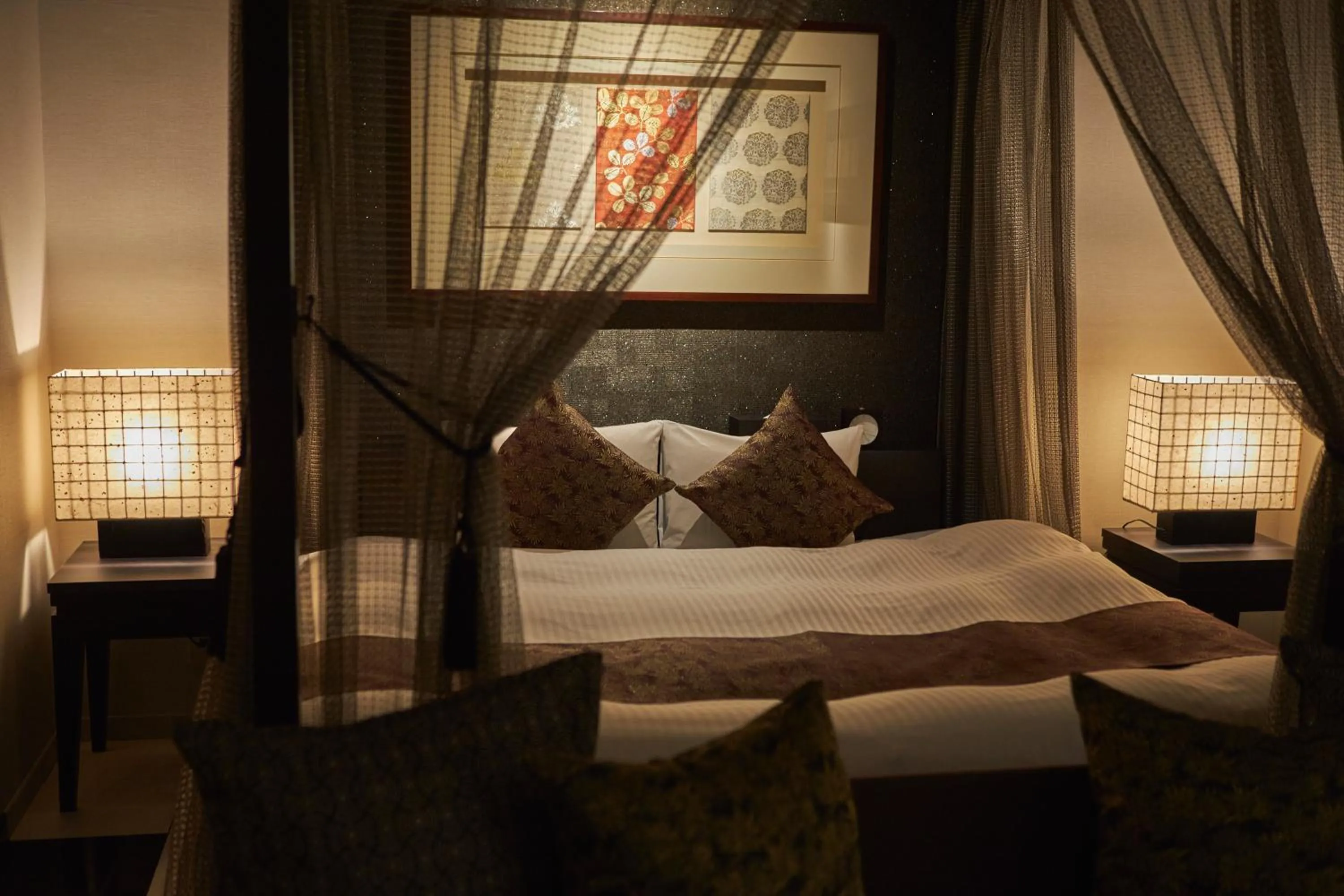 Bed in SAKE Kura Hotel 川崎宿