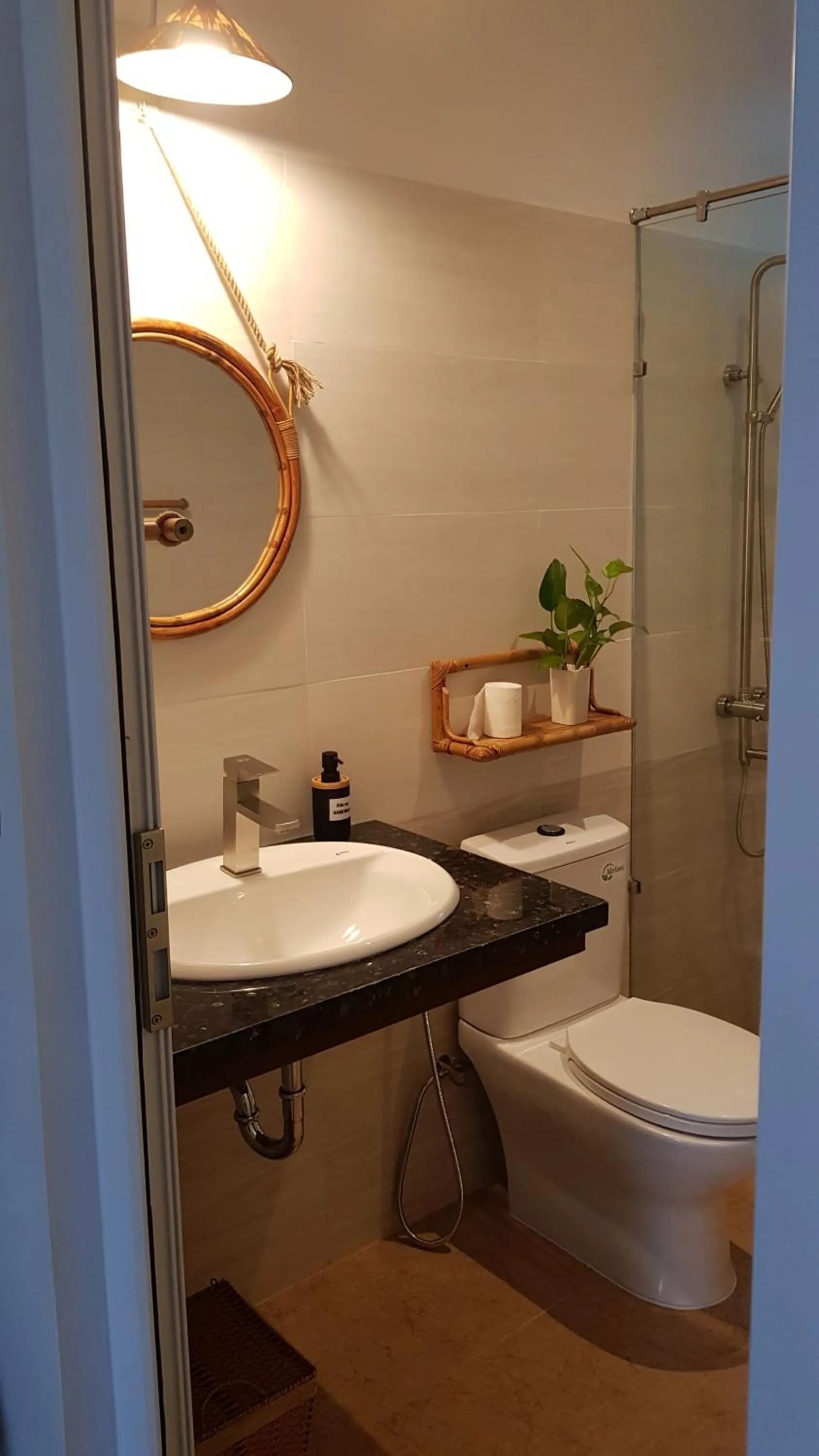 Bathroom in Tâm Homestay