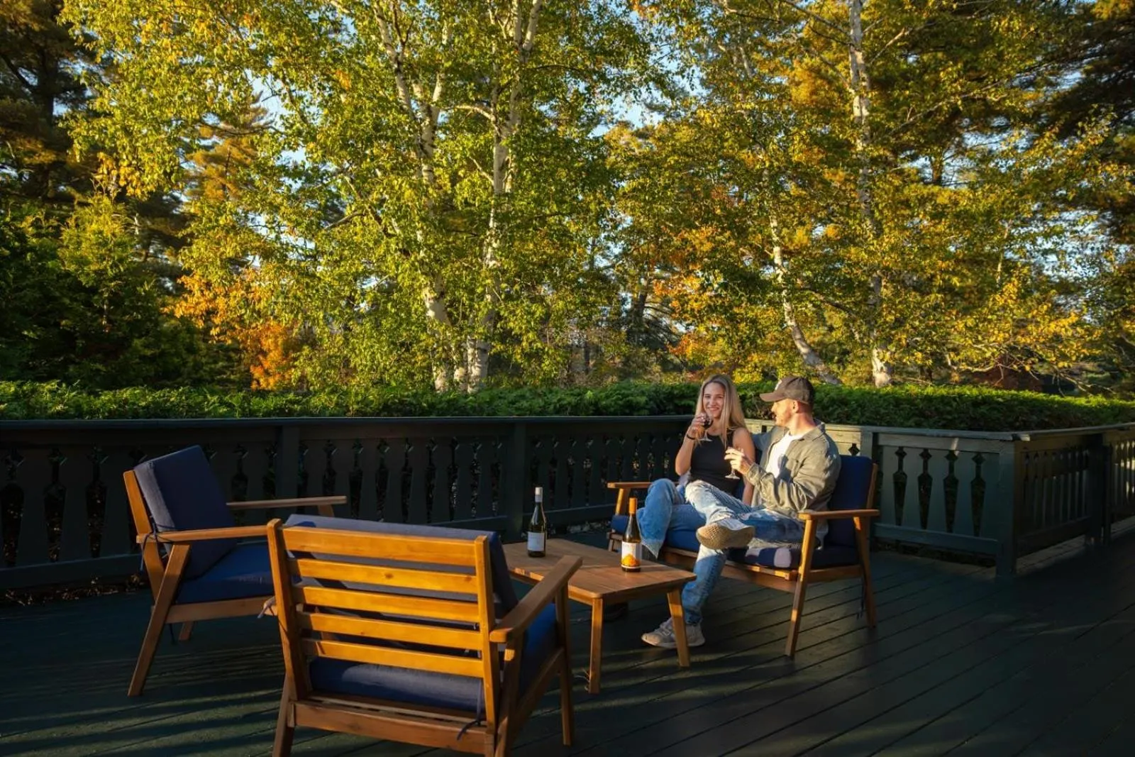 Seating area in Town House Lodge