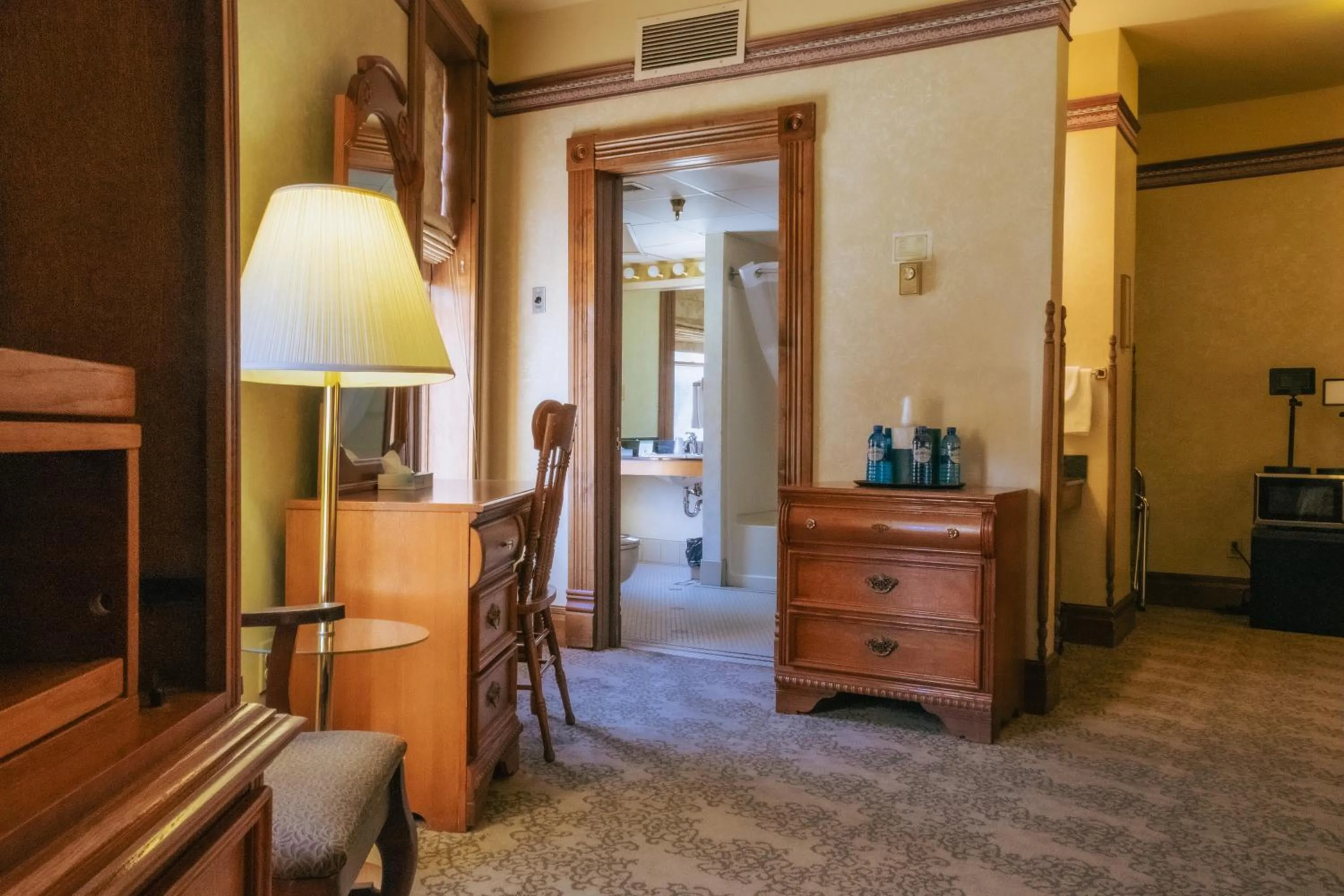 Living room in Historic Bullock Hotel
