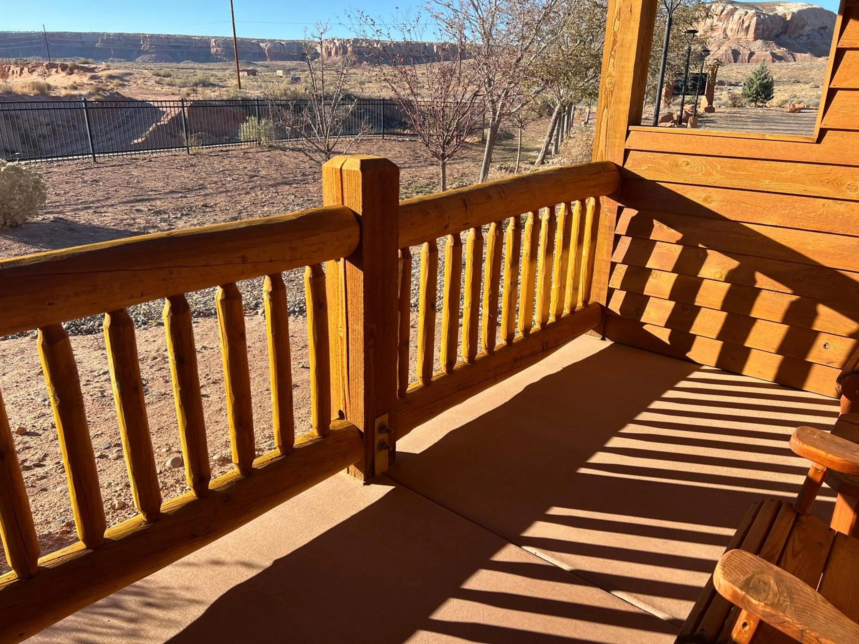 Balcony/Terrace in Desert Rose Resort & Cabins