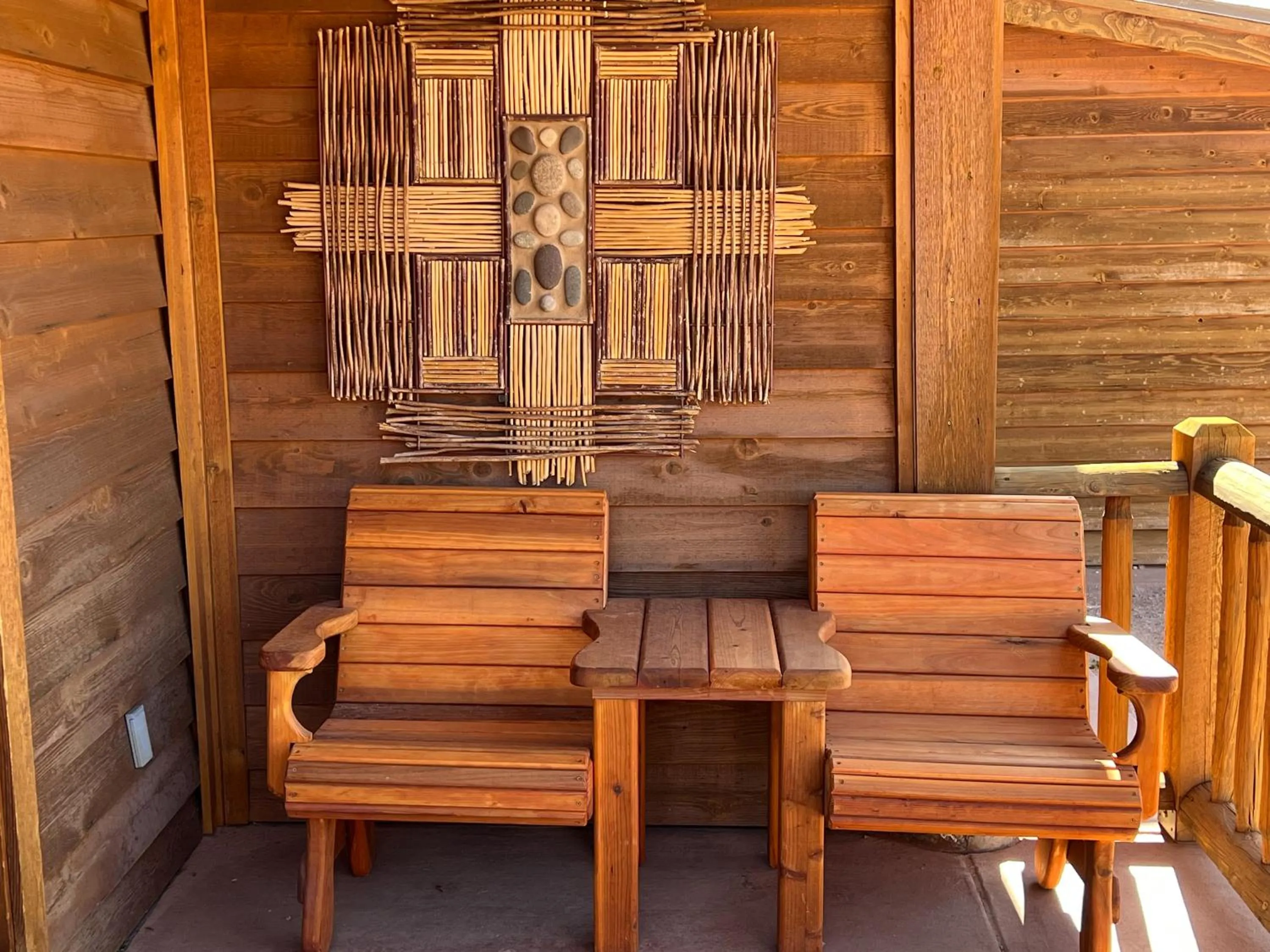 Balcony/Terrace in Desert Rose Resort & Cabins