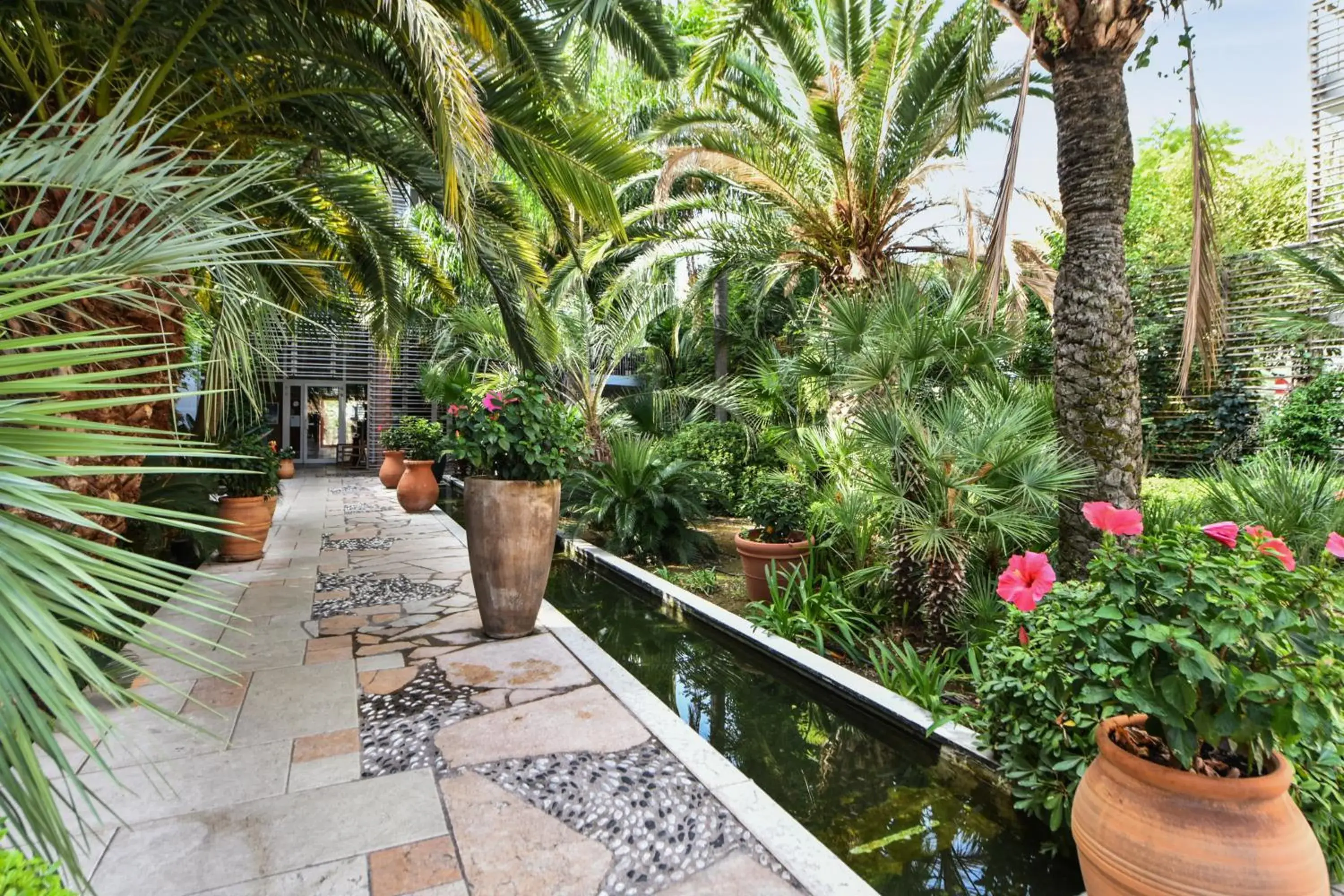 Patio in Résidence Pierre & Vacances Premium Port Prestige Patio in Résidence Pierre & Vacances Premium Port Prestige