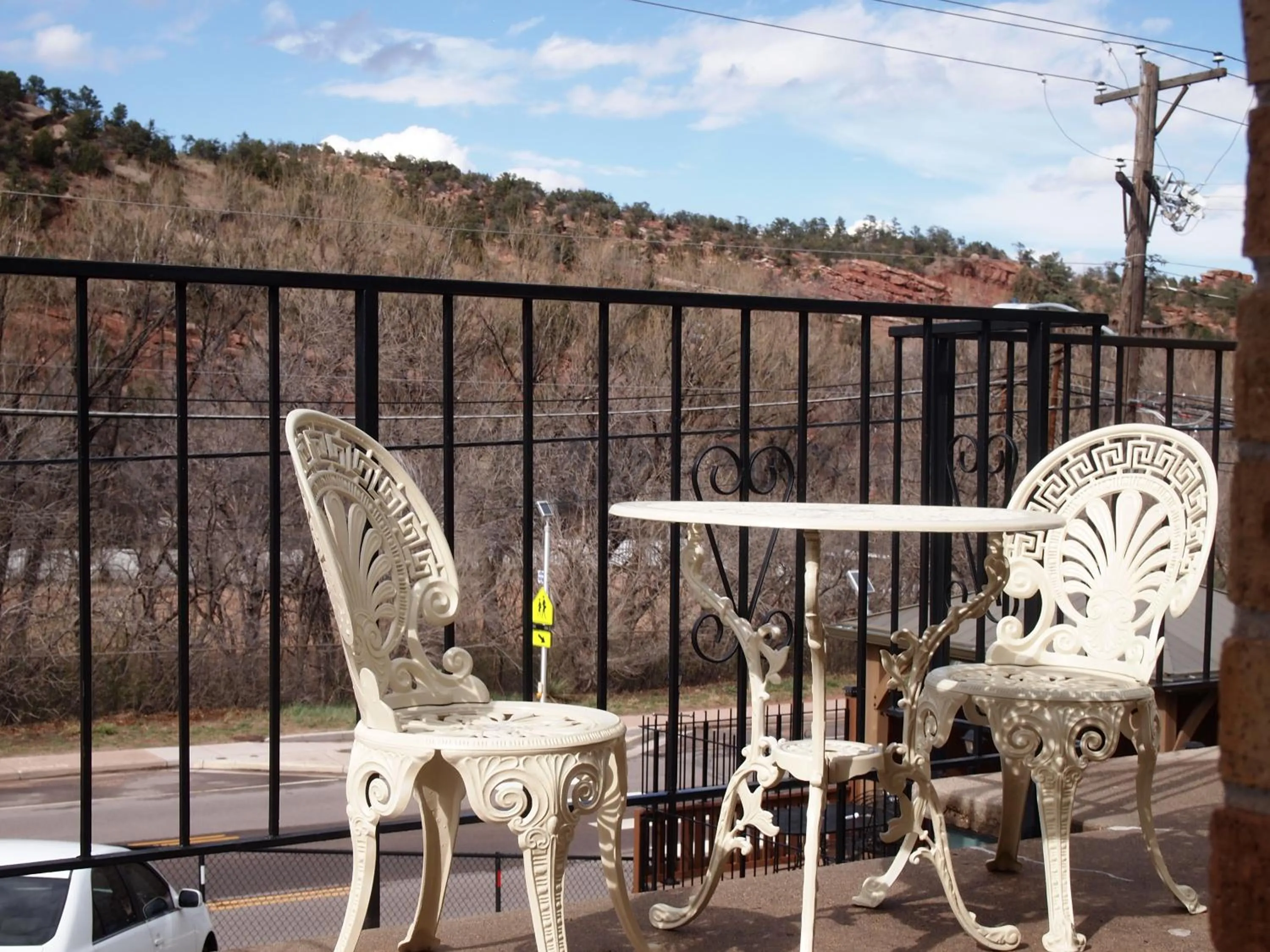Balcony/Terrace in Eagle Motel