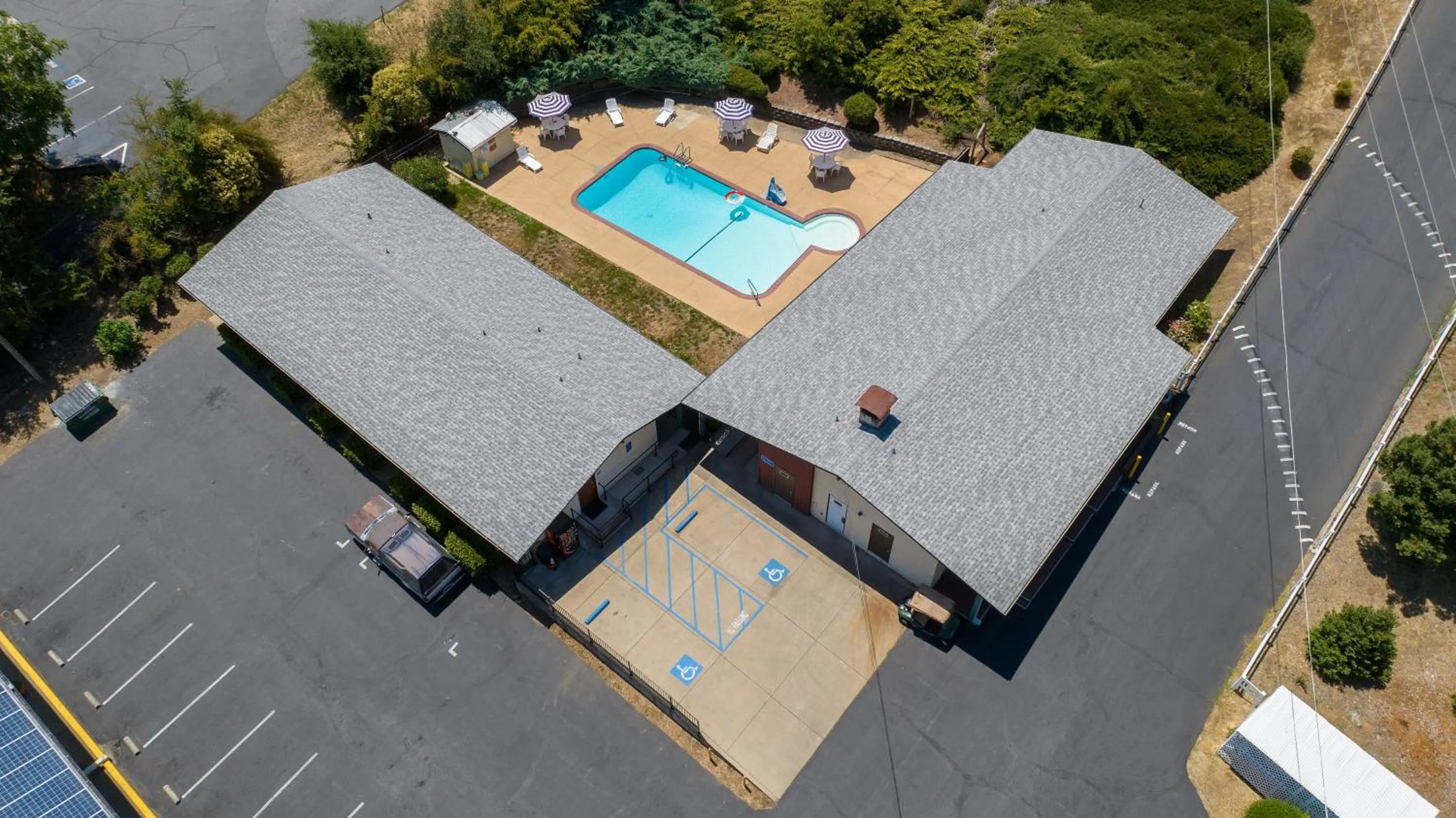 Property building, Bird's-eye View in The Jackson Lodge