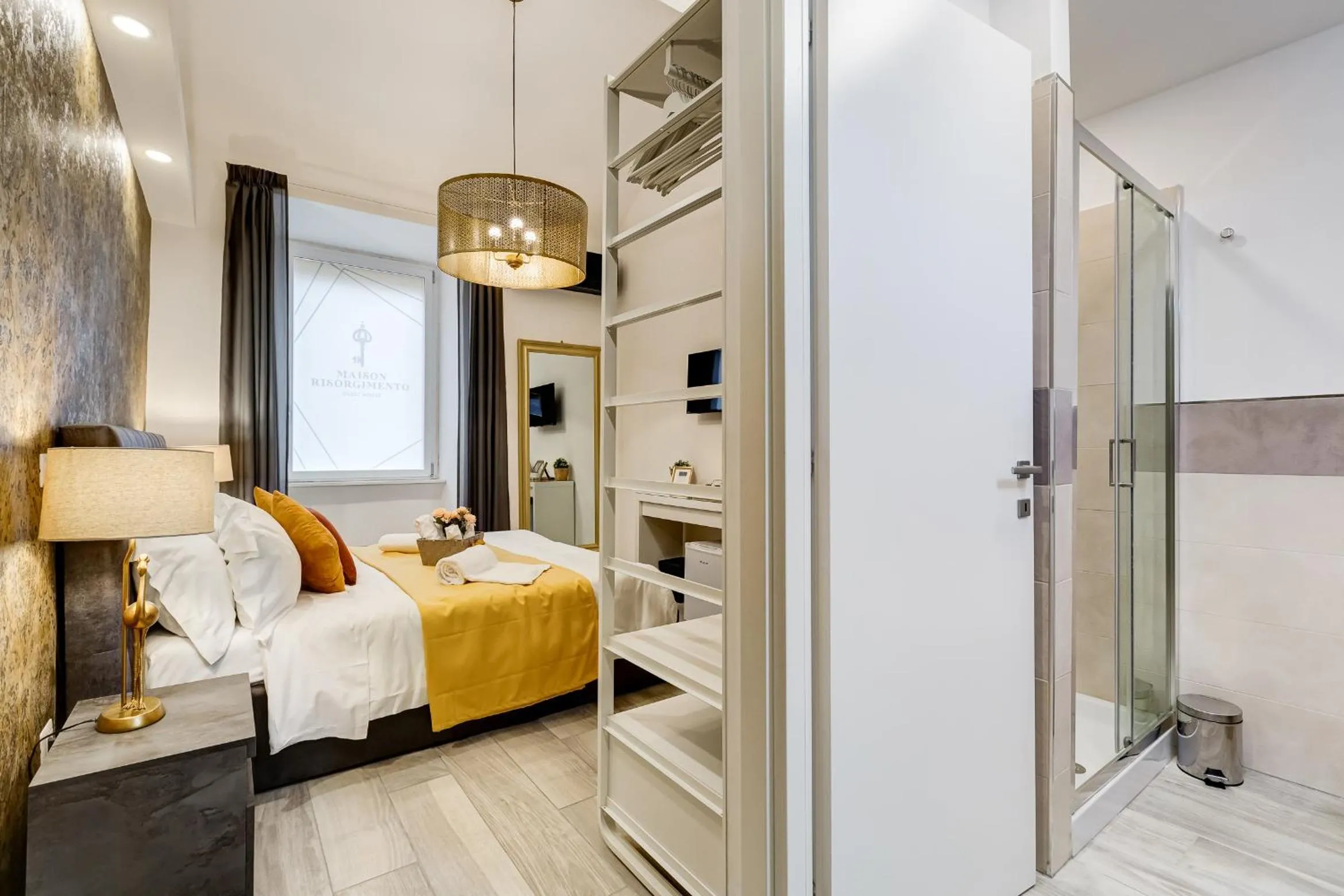 Bathroom, Bed in Maison Risorgimento