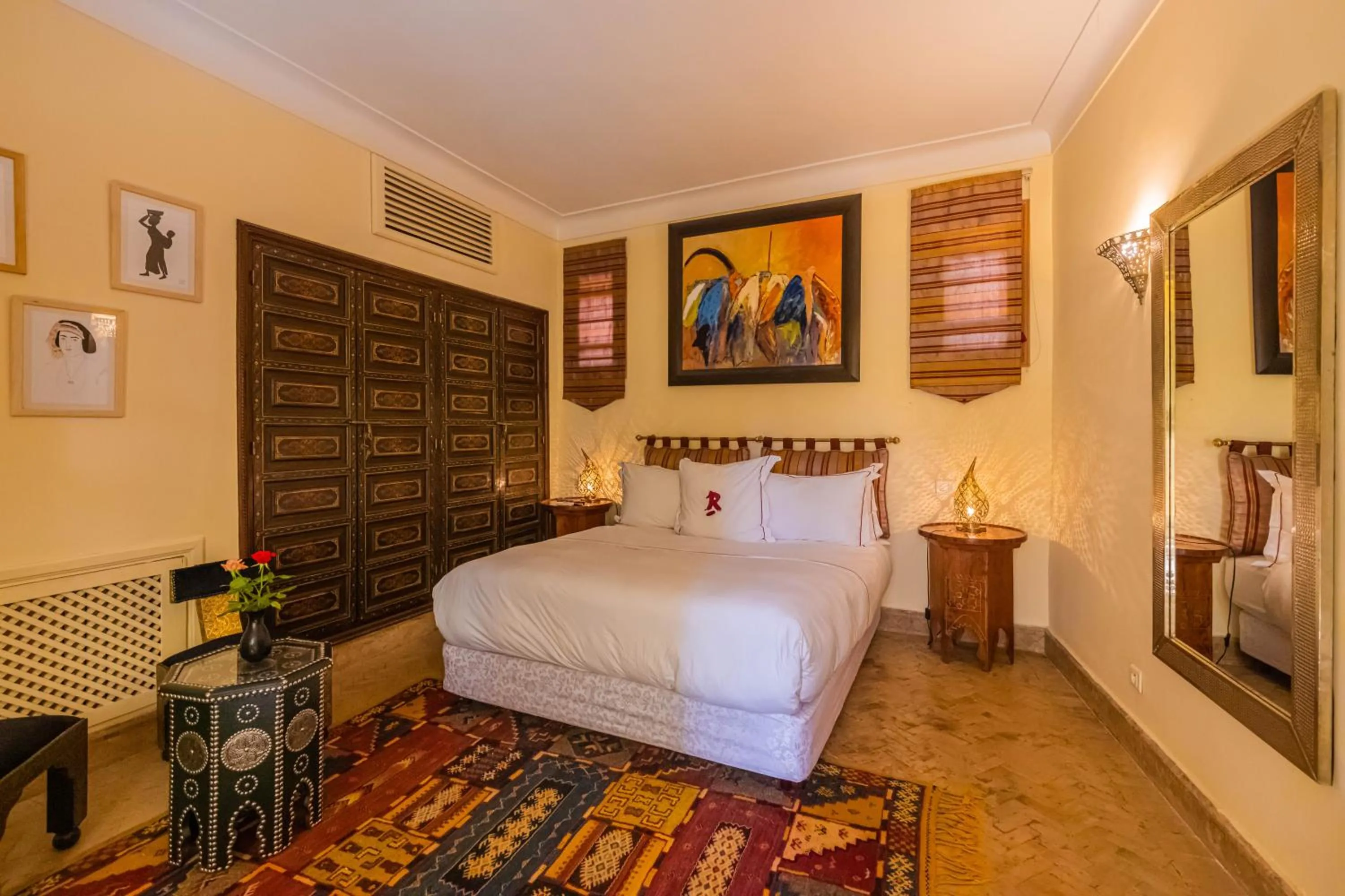 Photo of the whole room, Bed in Riad Il Parco dei Principi