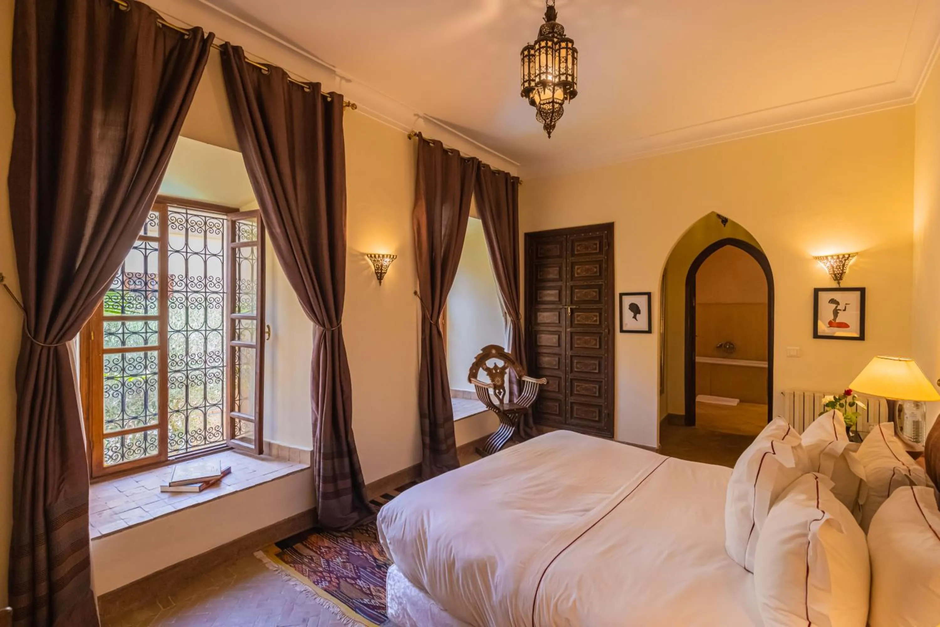 Bedroom, Bed in Riad Il Parco dei Principi