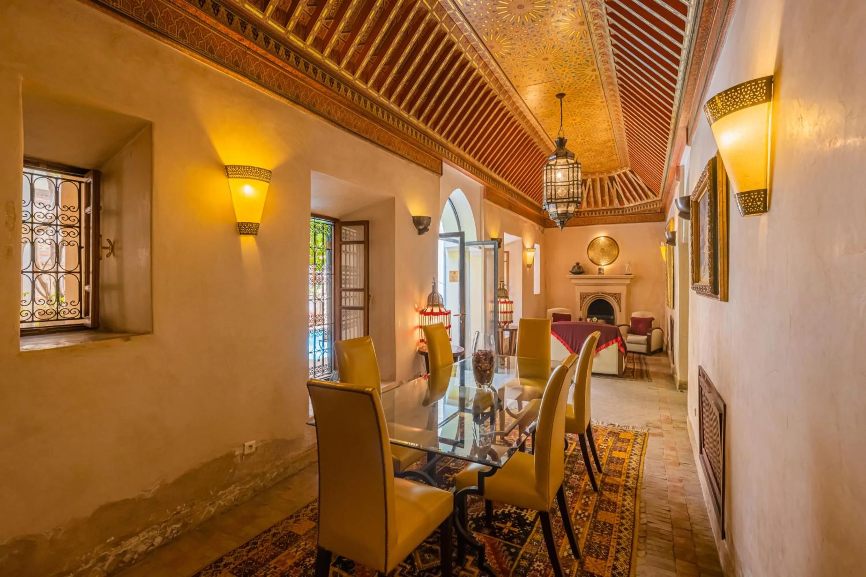 Lounge or bar in Riad Il Parco dei Principi